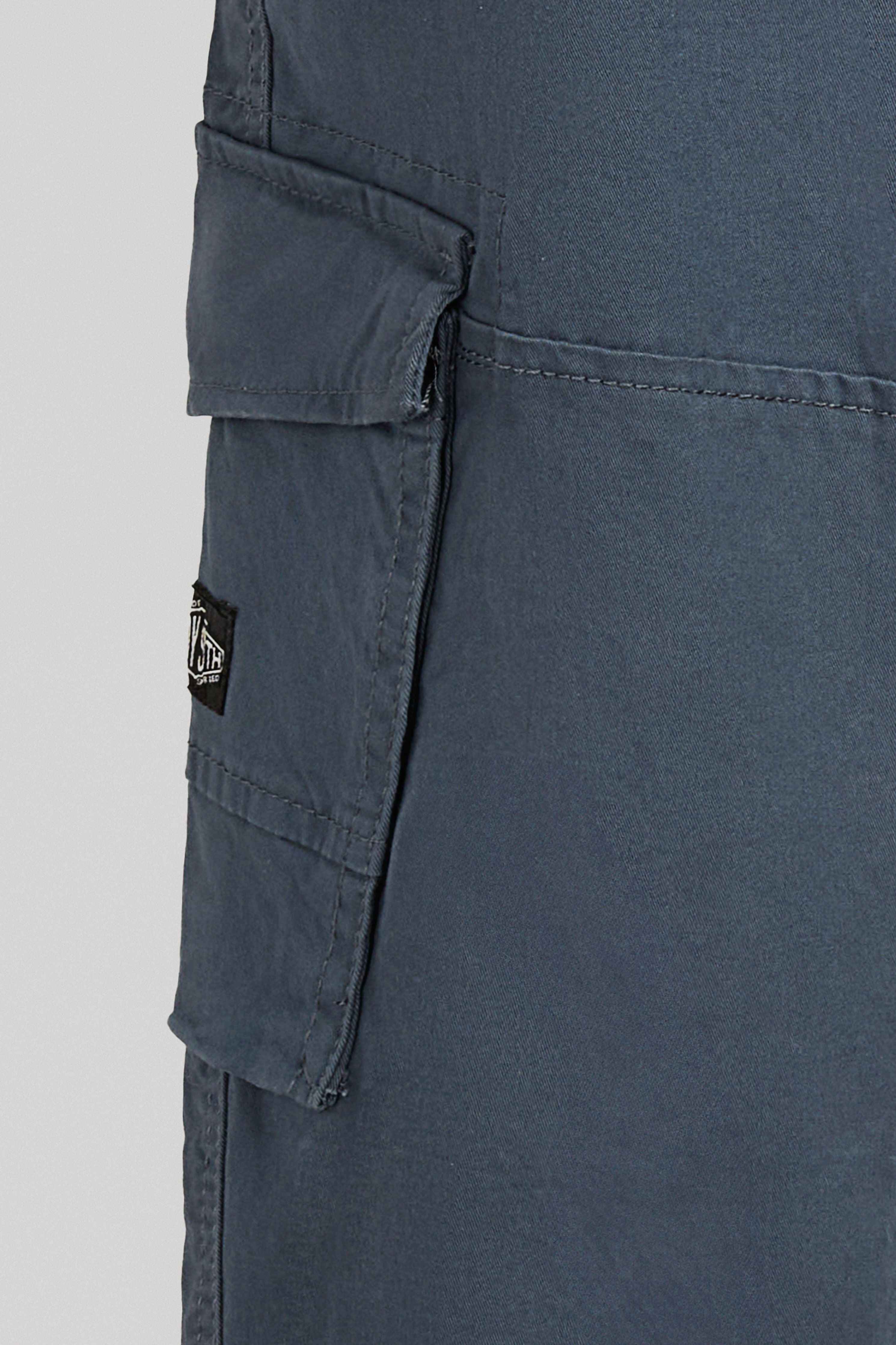 Teddy Smith P-Murray Cargo JR pantalon cargo bleu coton
