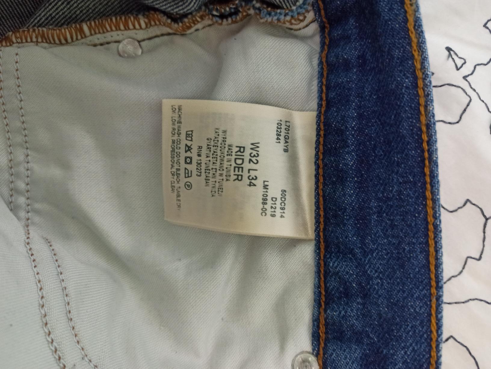 Lee Rider jean homme stretch délavage foncé