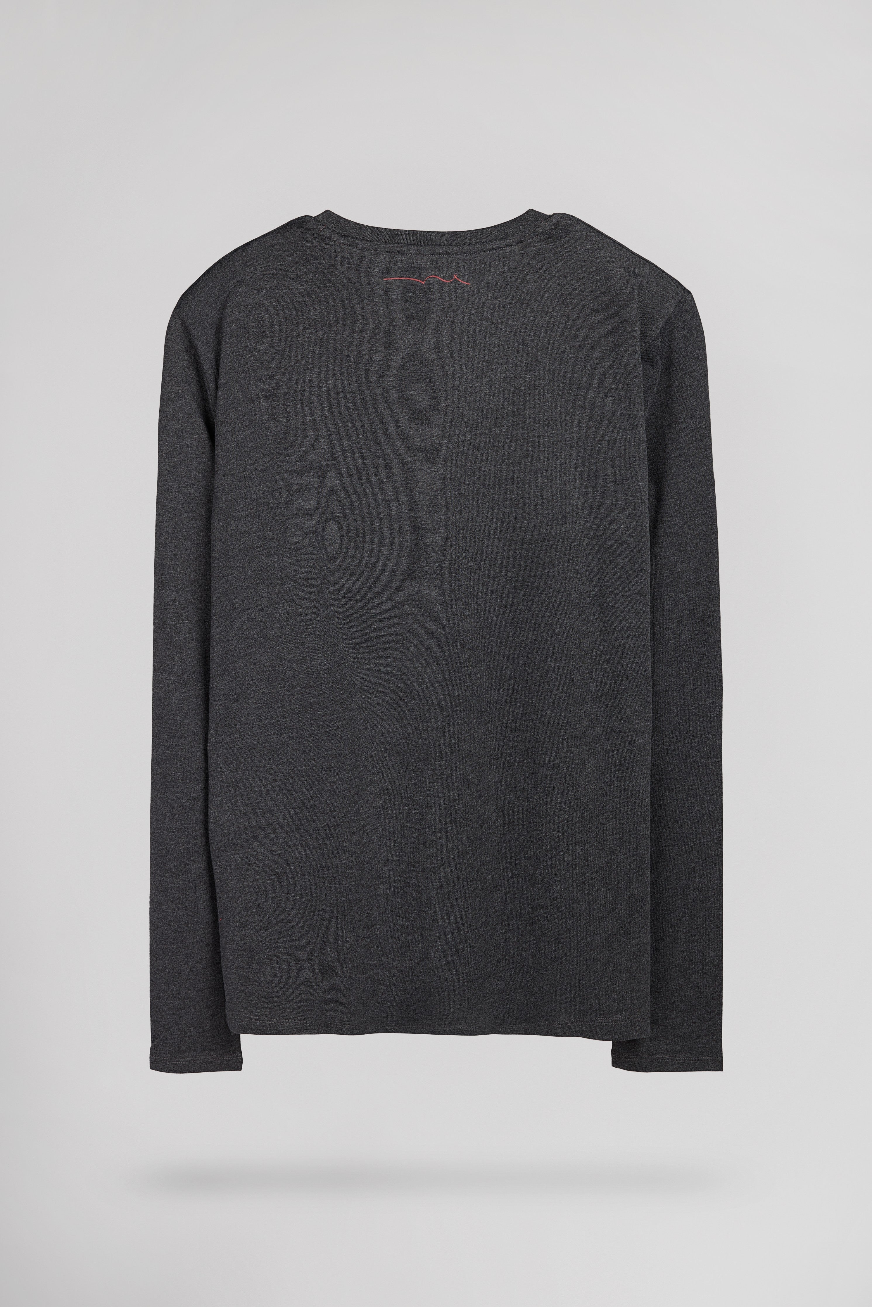 Teddy Smith T-Jim ML Melange Black t-shirt manches longues