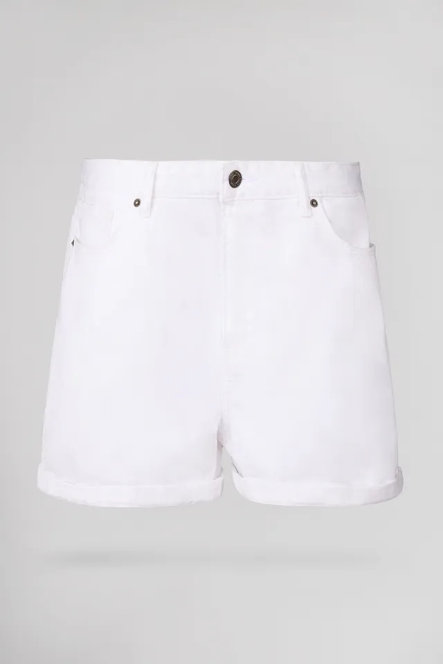 Teddy Smith S-Lucy SH Short denim blanc 202 coton