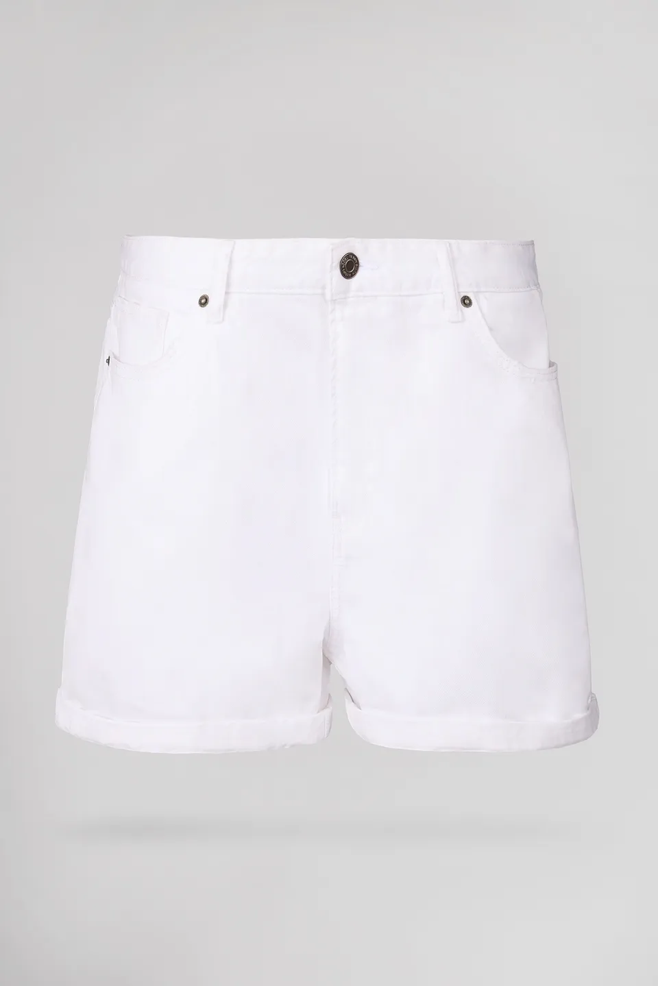 Teddy Smith S-Lucy SH Short denim blanc 202 coton