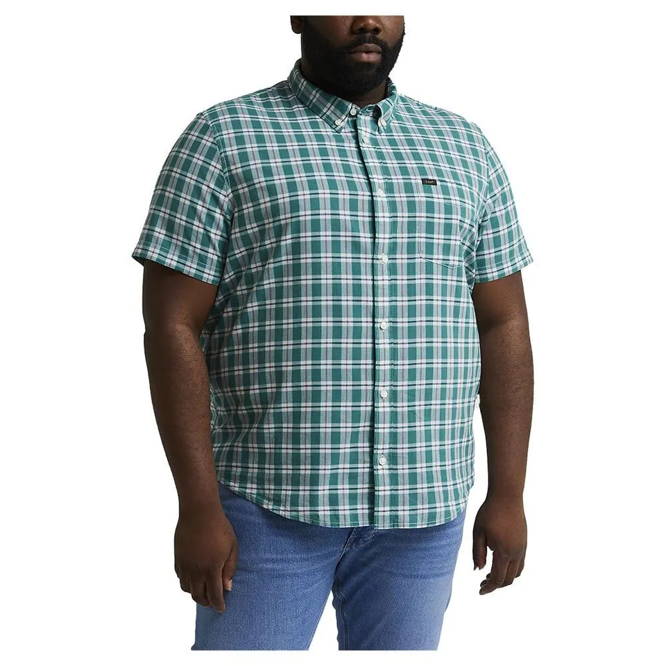 Lee Button Down t-shirt homme Monaco bleu marine
