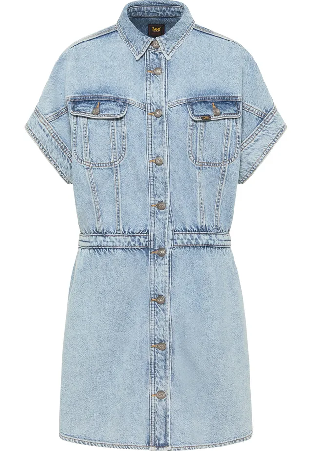 Lee Rider robe chemise denim femme XXL délavée