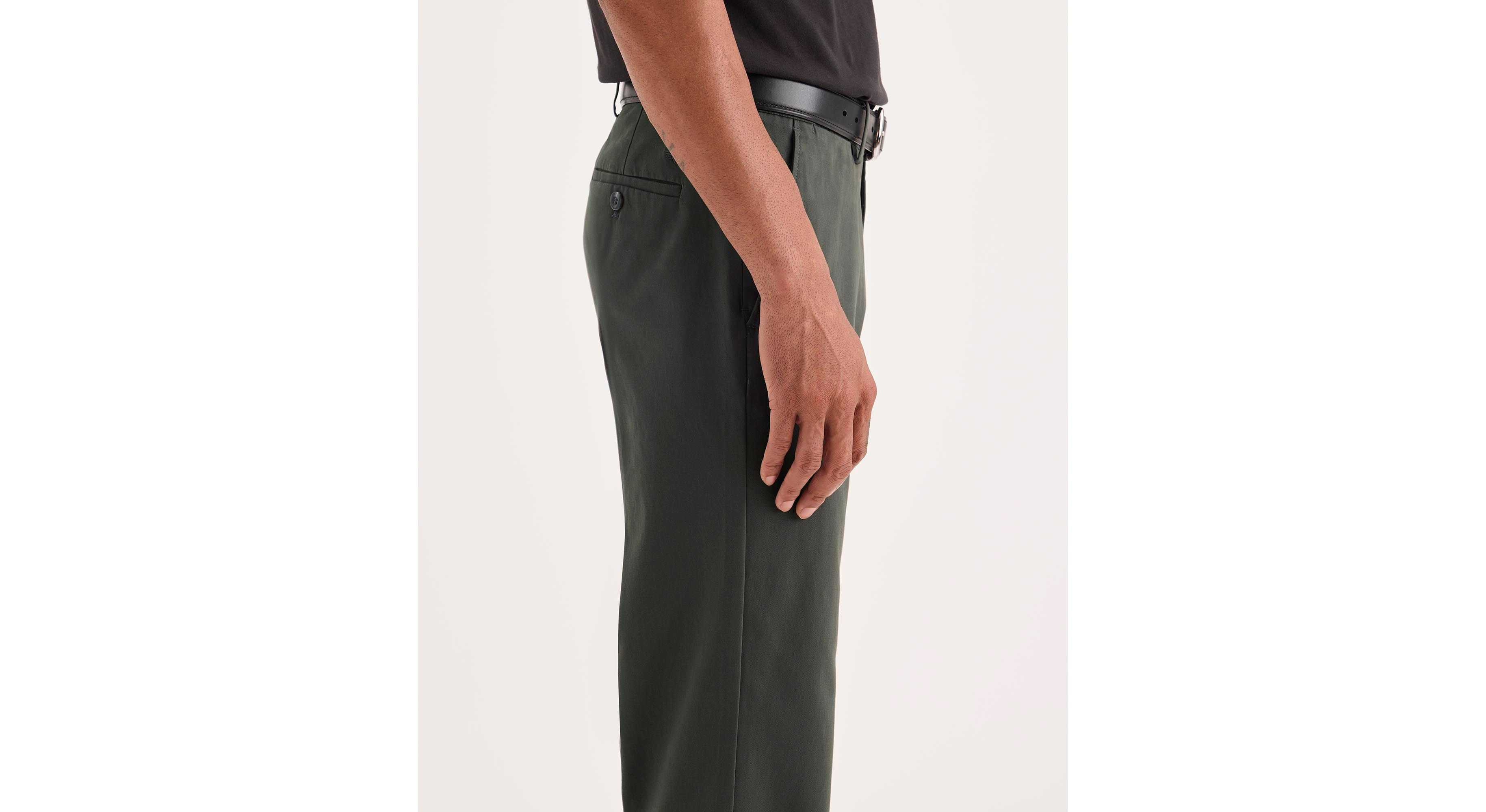 Dockers Crafted Khaki Slim Fit chino vert chimera stretch