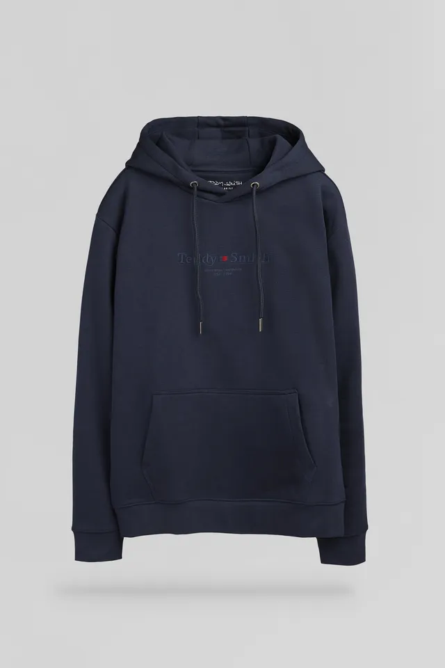 Teddy Smith S-Jim Hoody sweat capuche bleu marine