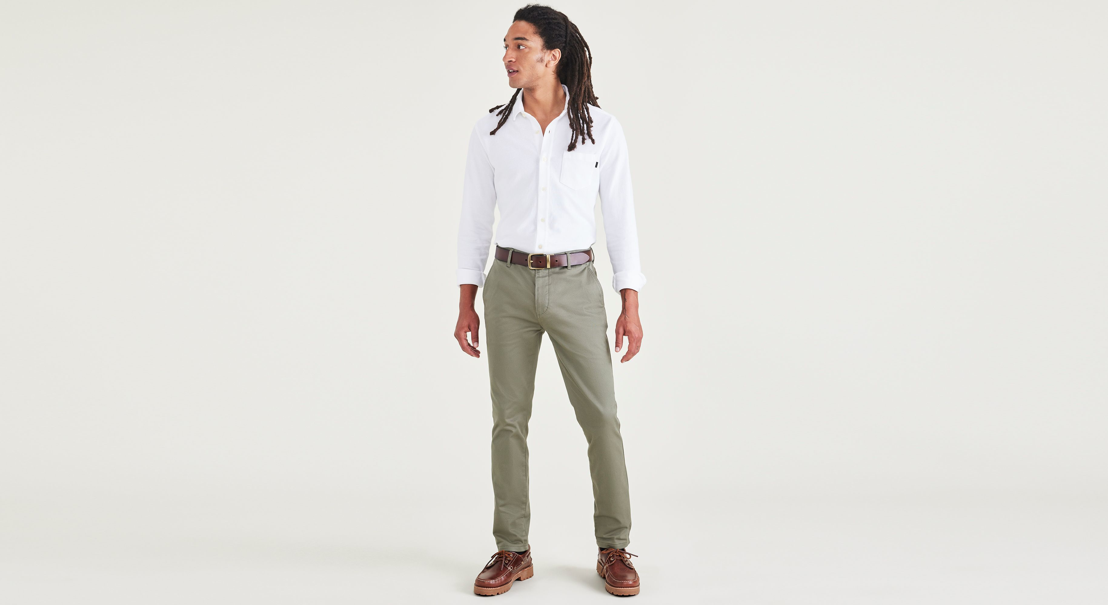 Dockers Original Chino Skinny chino vert camouflage
