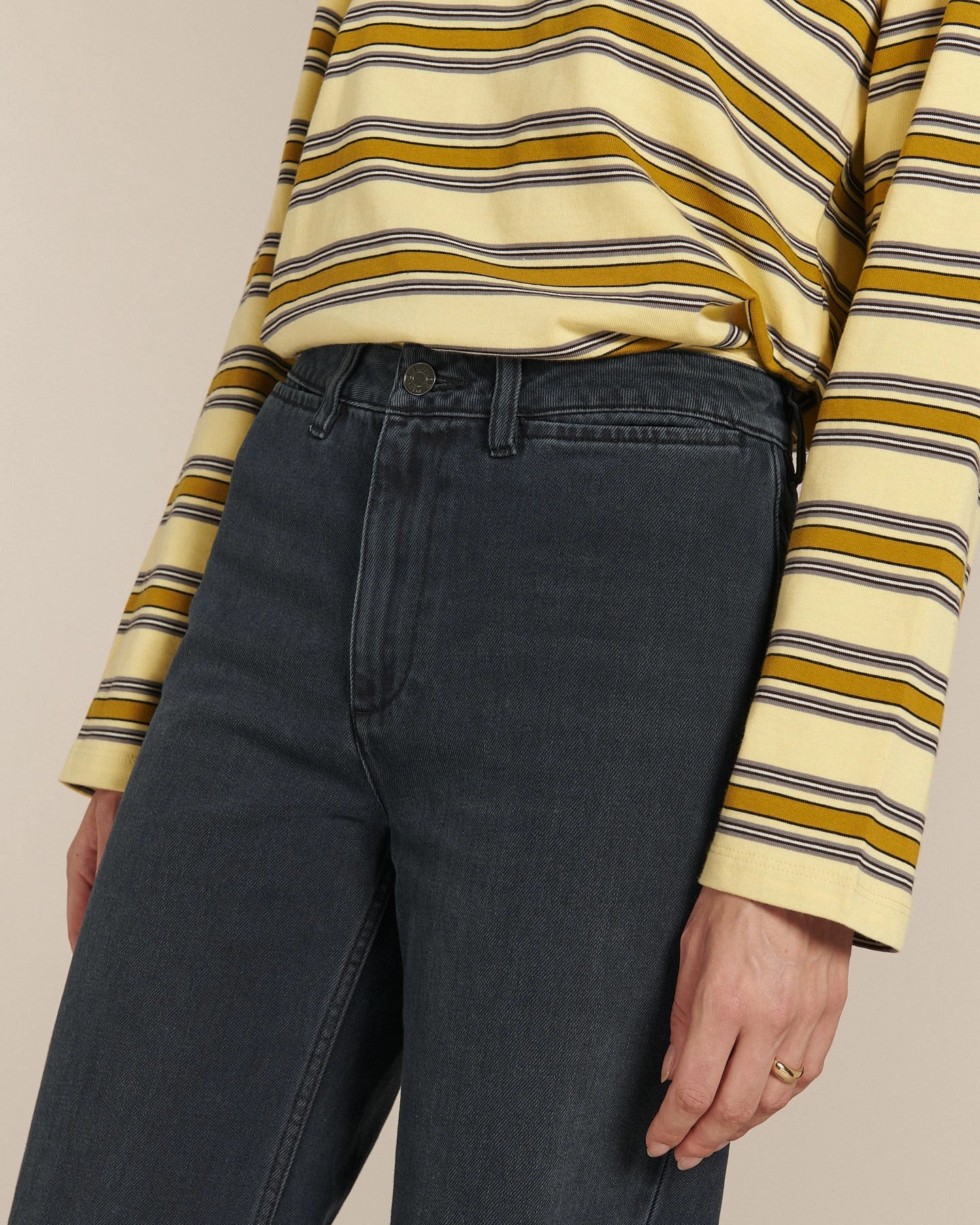 Labdip Swann Cloudy Blue jean droit taille haute