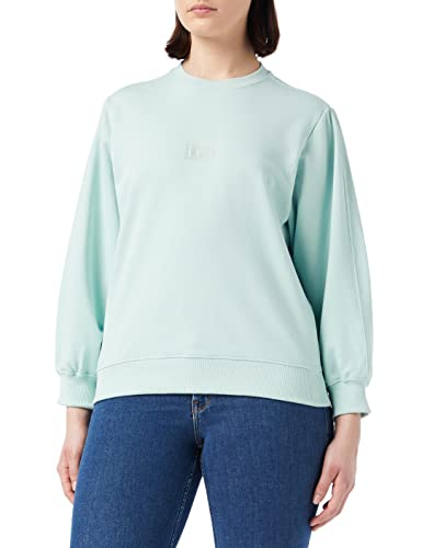 Lee Shrunken sweat femme Sea Green molleton