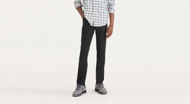Dockers Go Airweave 5-Pocket chino homme Noir slim