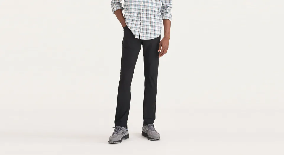 Dockers Go Airweave 5-Pocket chino homme Noir slim