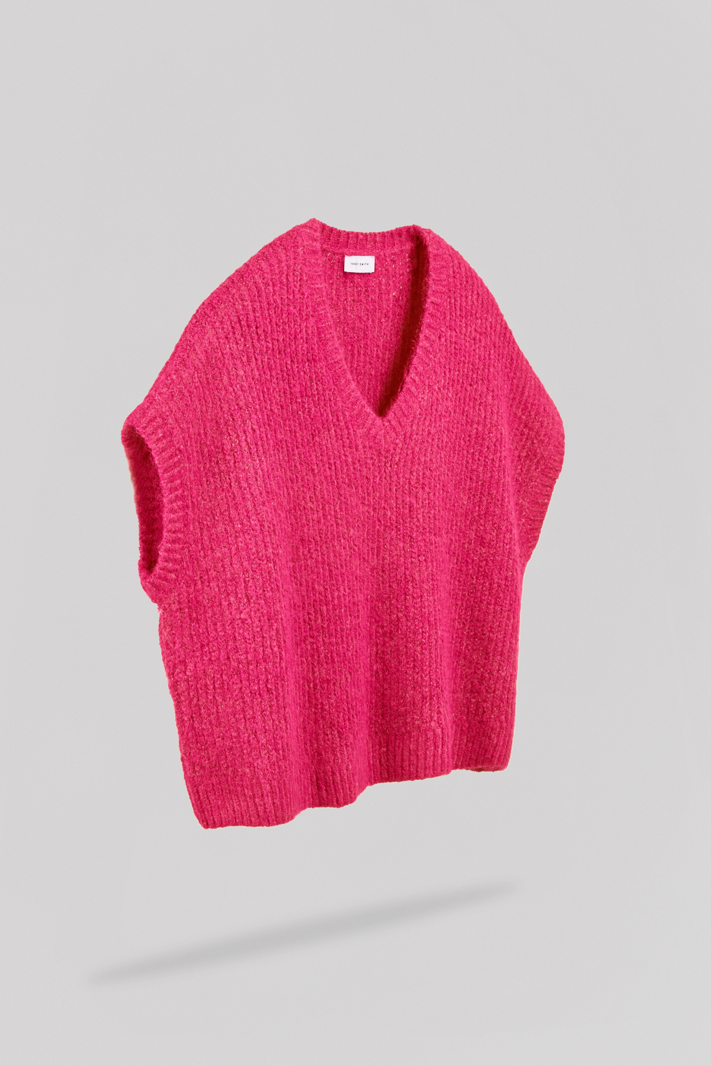 Teddy Smith P-Malia Rose Fluo pull sans manches femme