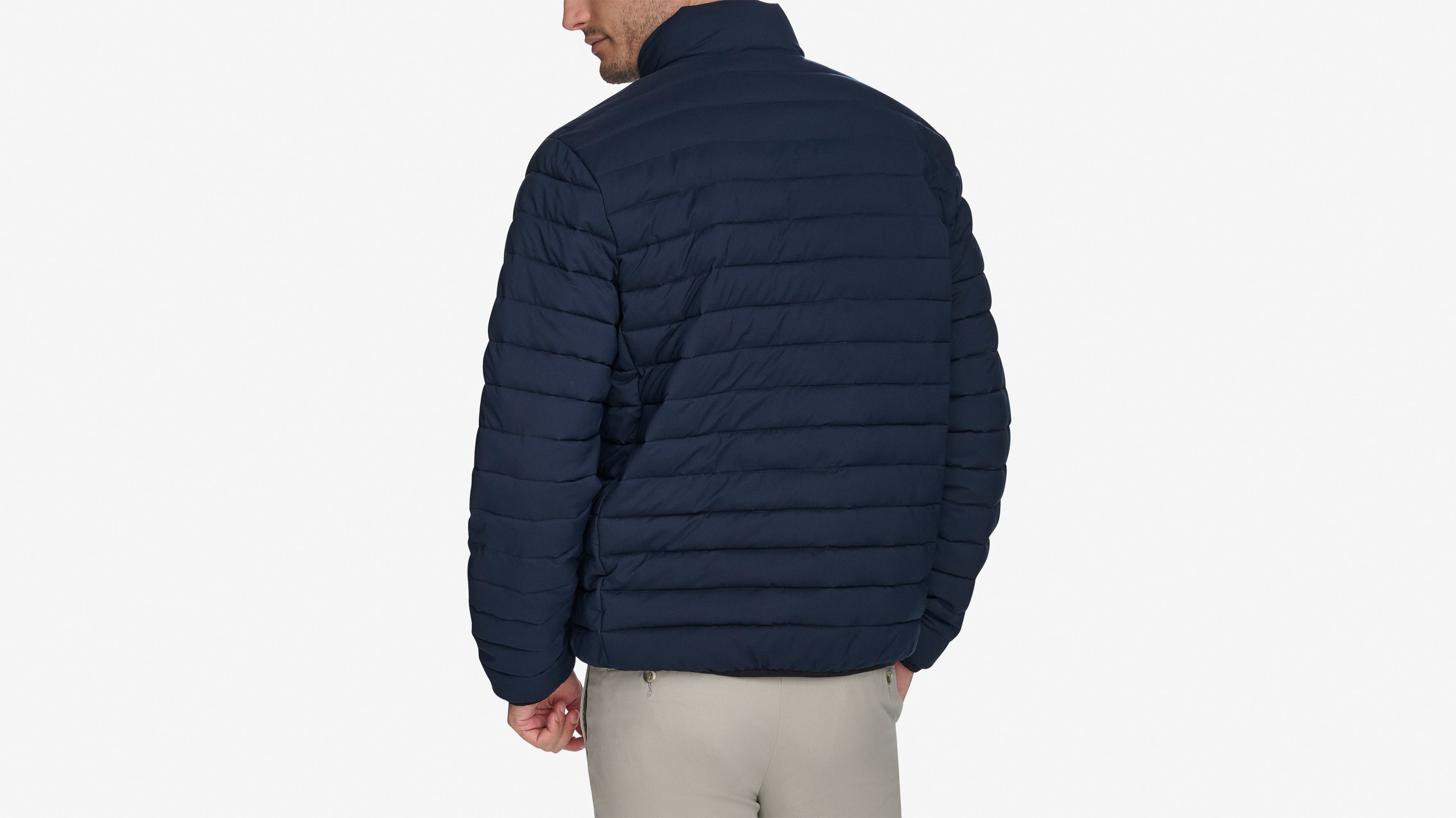 Dockers Packable veste légère bleu marine stretch