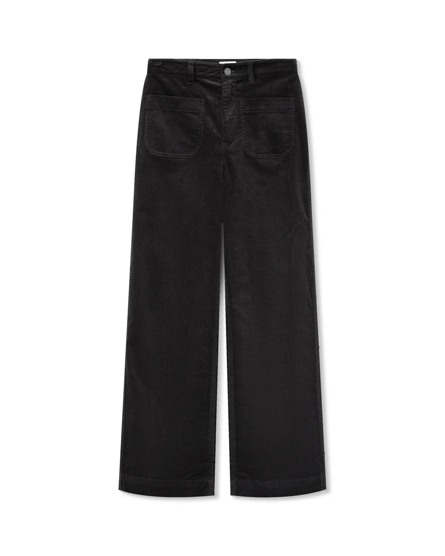Labdip Samuel Velvet pantalon taille haute ardoise