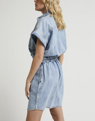 Lee Rider robe chemise denim femme XXL délavée