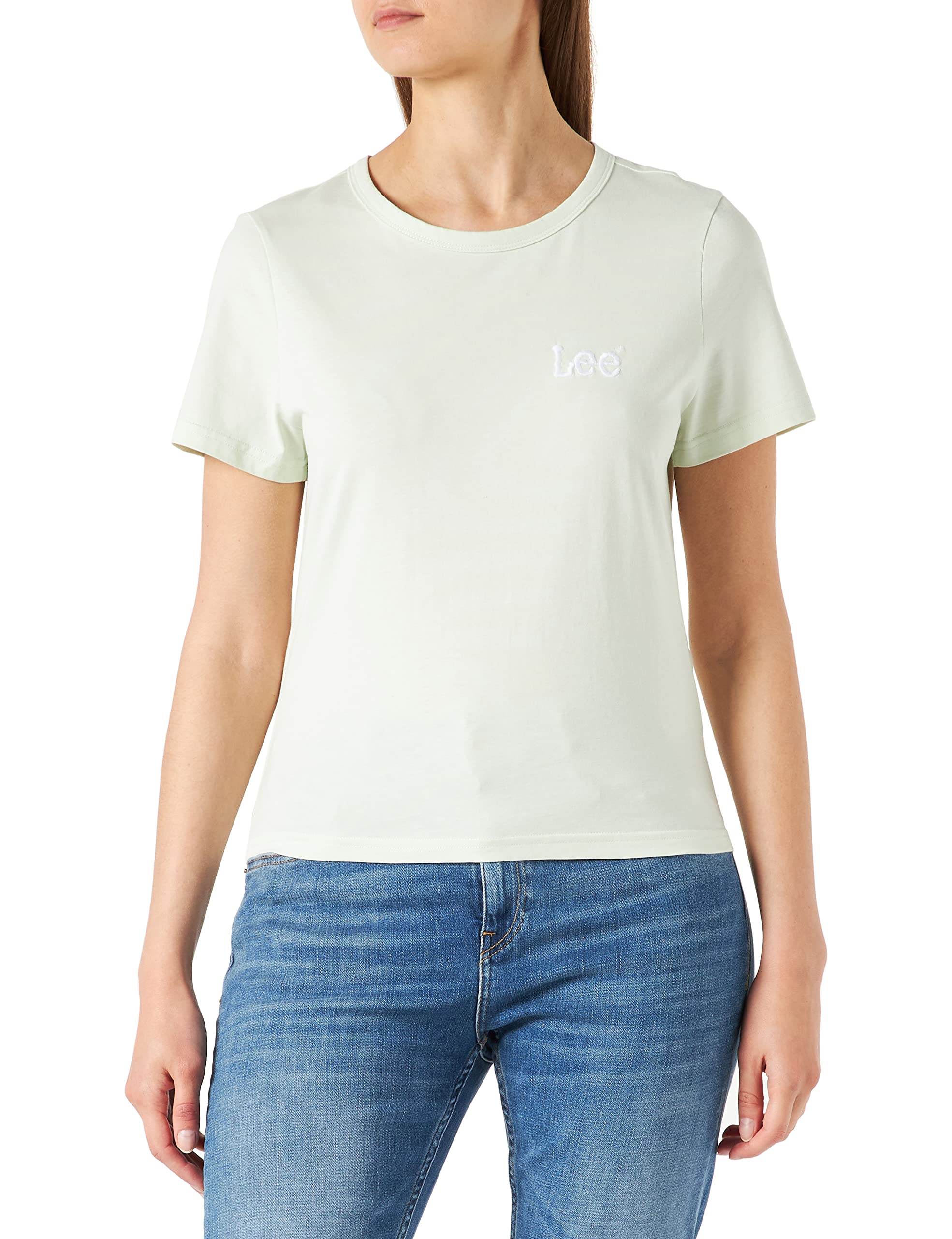 Lee Shrunken Tee t-shirt femme coupe courte coton