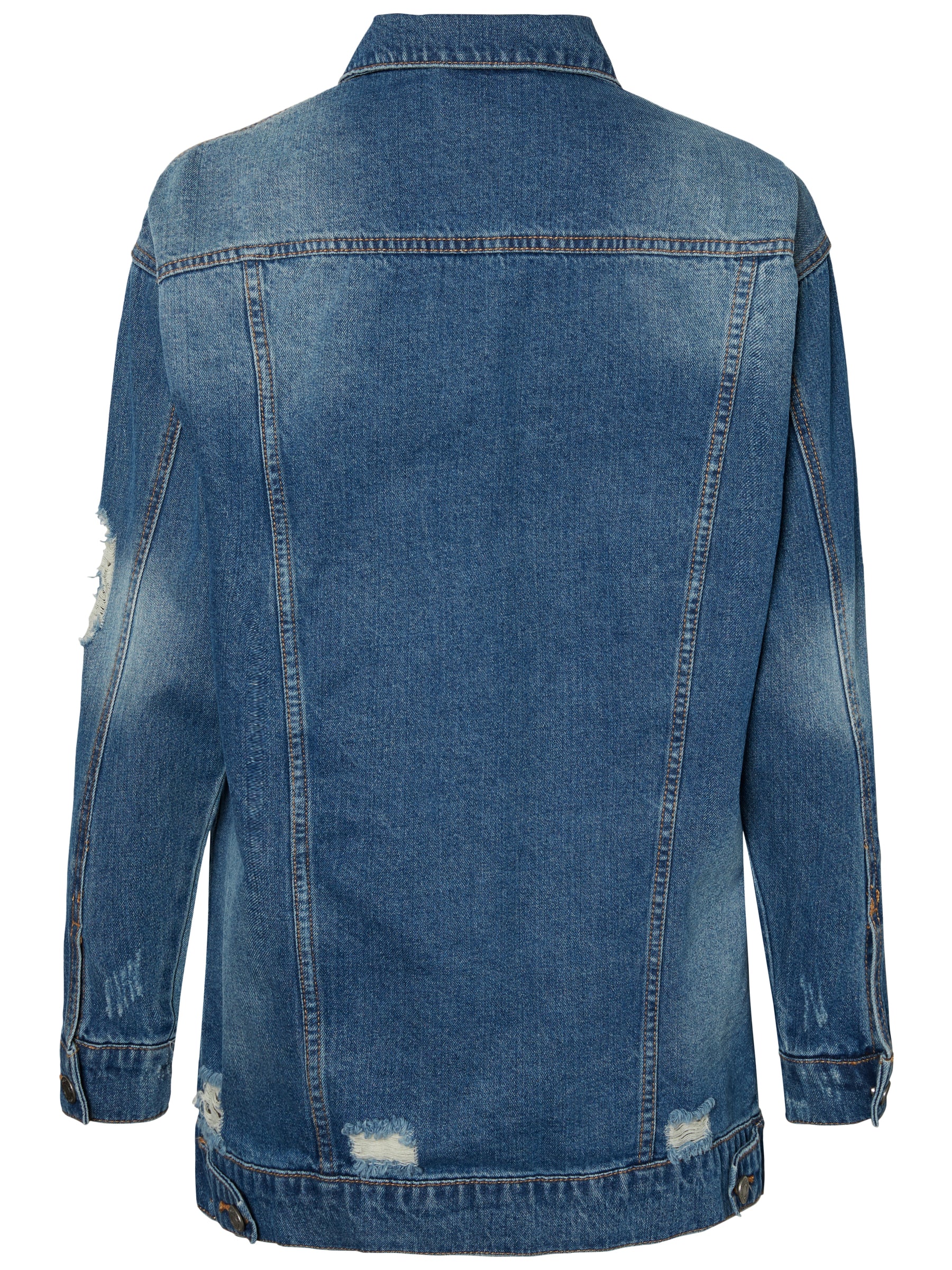 Noisy May veste en jean oversize délavée