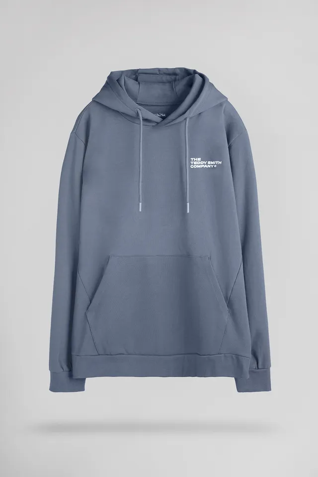 Teddy Smith S-Company sweat gris météore capuche