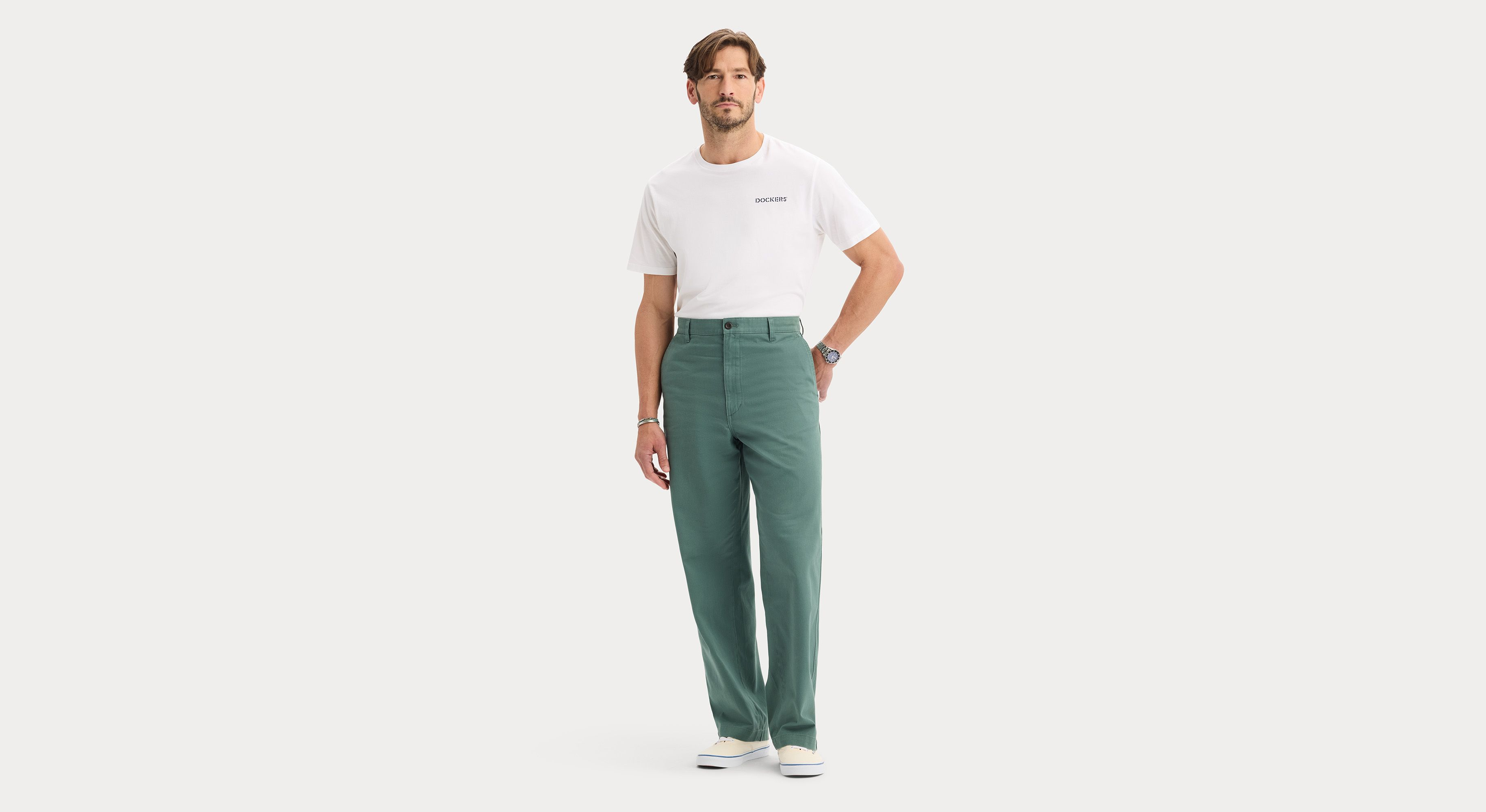 Dockers Eighty-Six chino loose vert coupe large