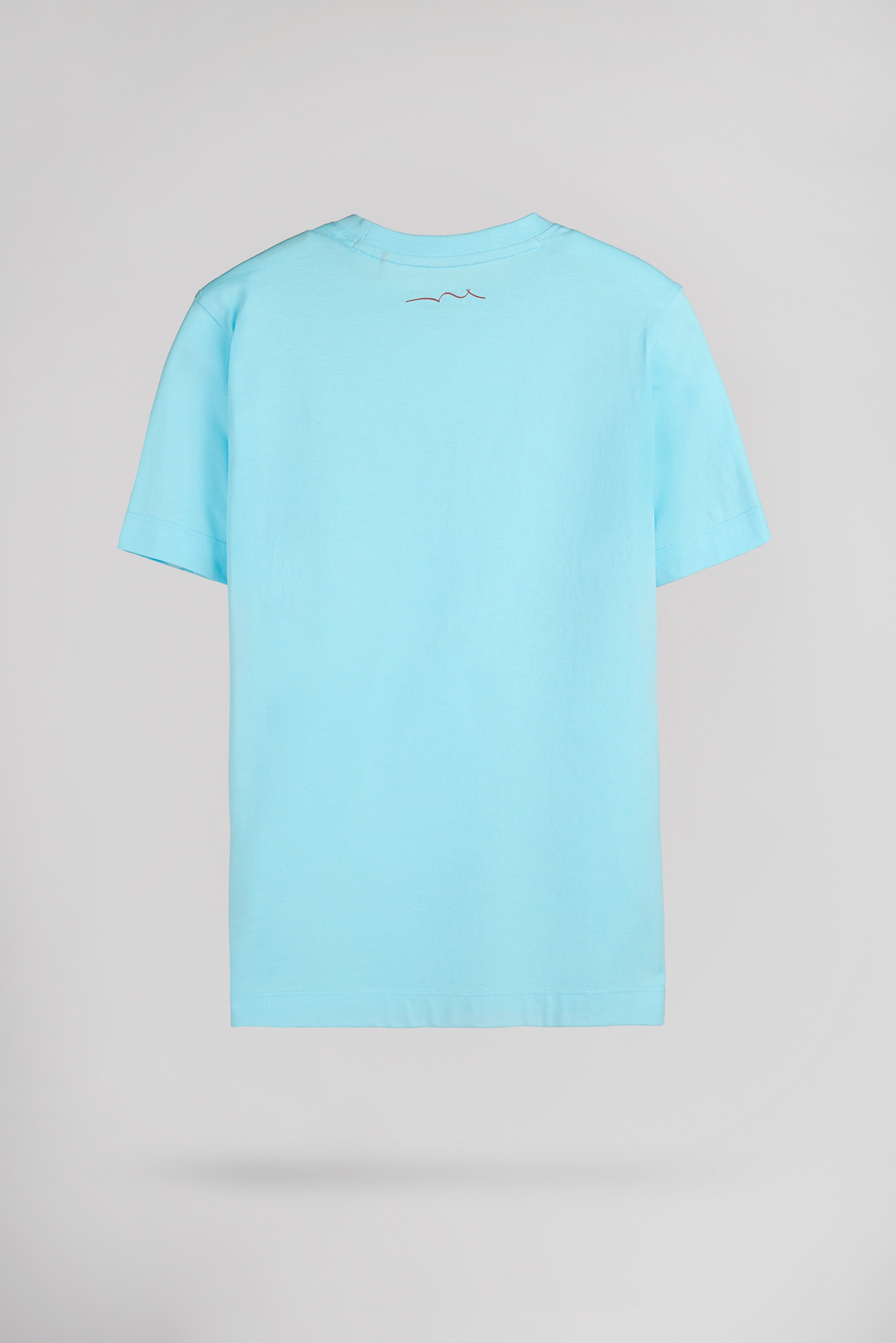 Teddy Smith T-Jim MC JR t-shirt garcon bleu lagon coton