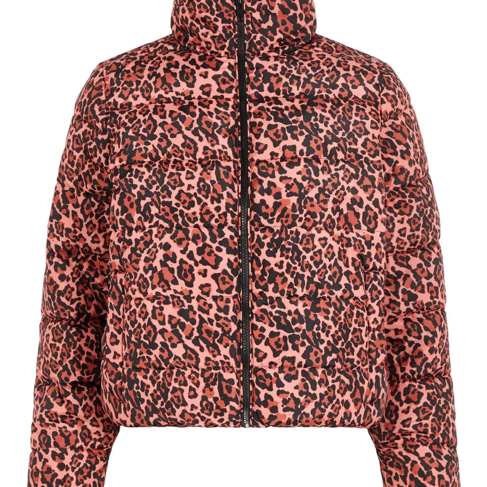 Noisy May veste matelassée imprimé zip coupe ample