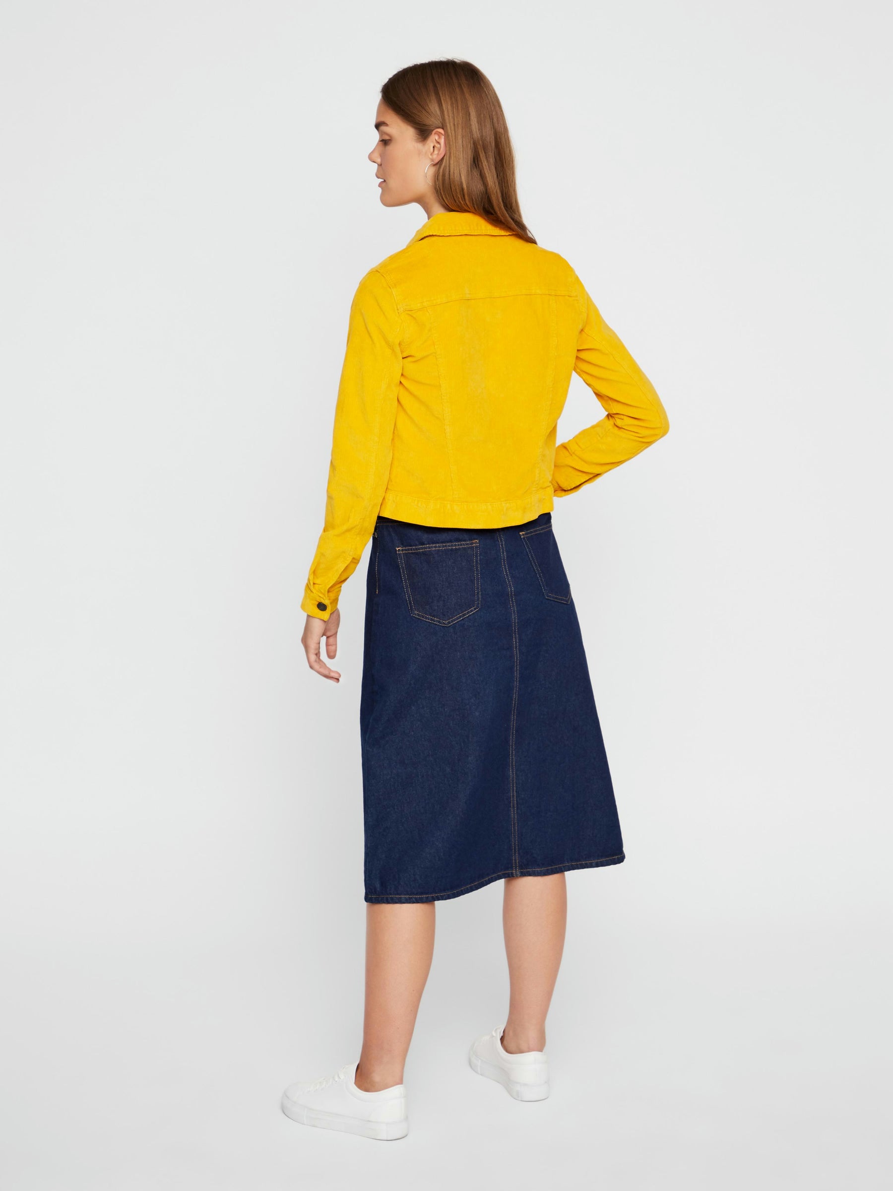 Noisy May veste velours côtelé slim extensible