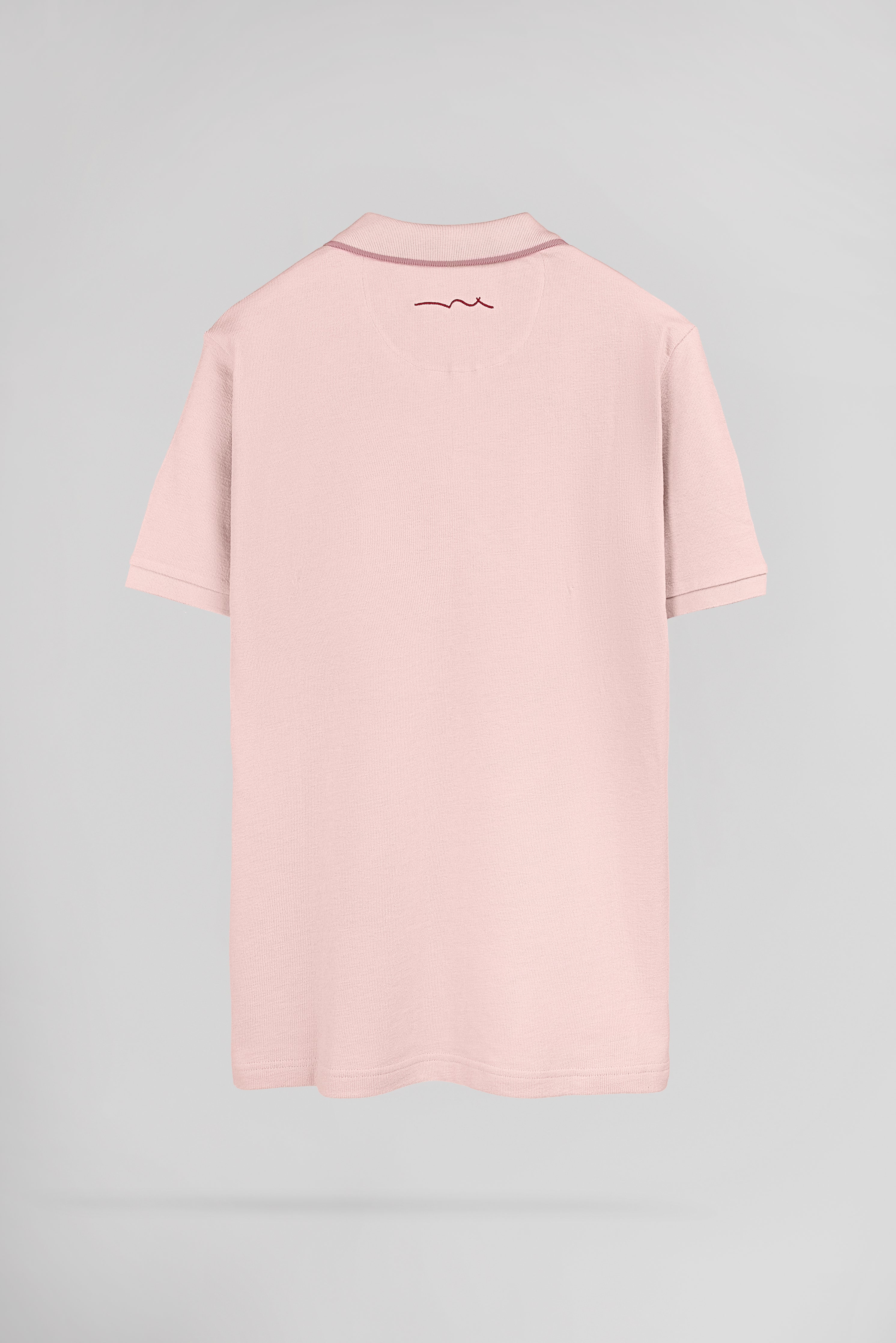 Teddy Smith P-Soner polo éponge homme rose pastel coton