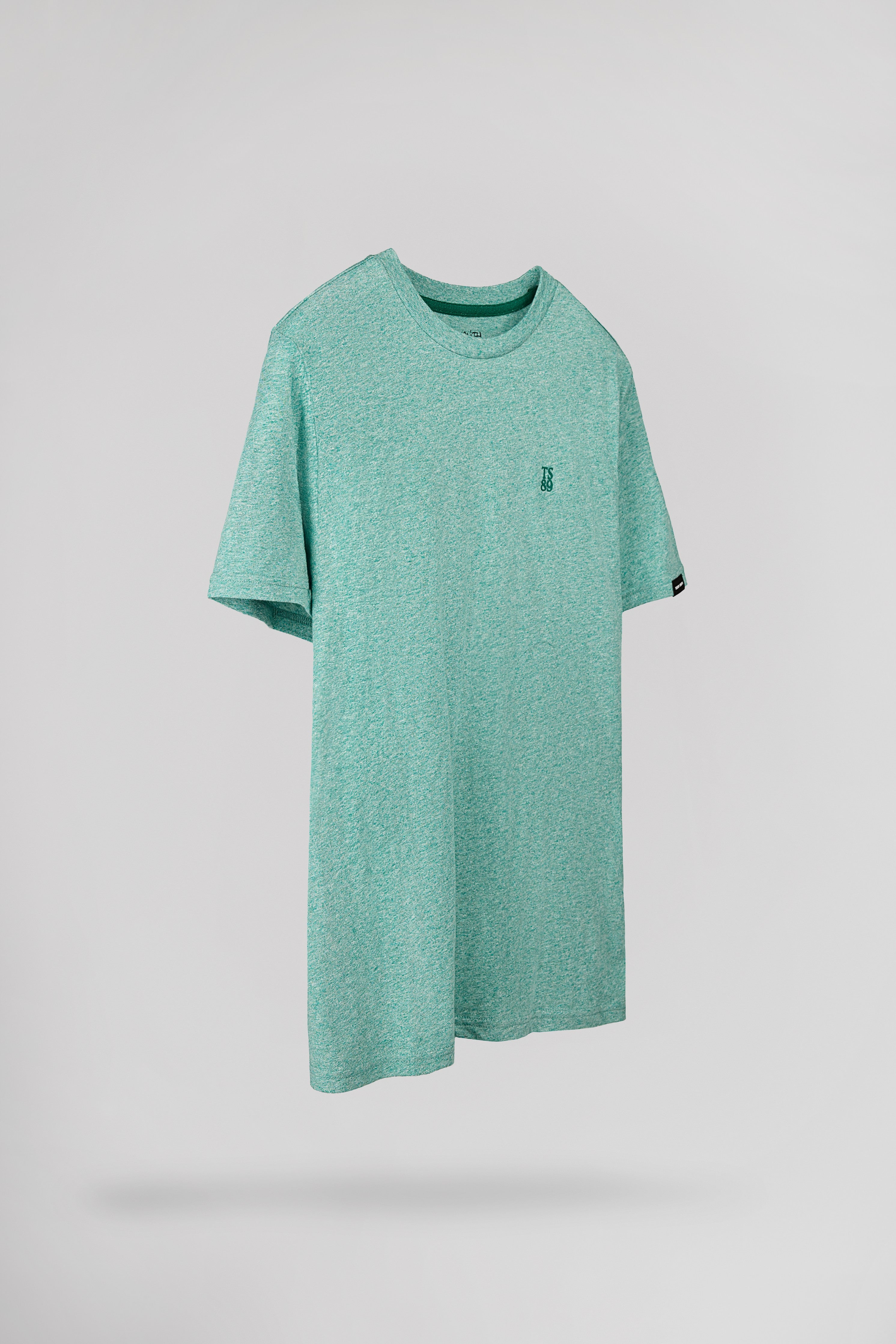 Teddy Smith T-Narvik MC t-shirt vert chiné coton
