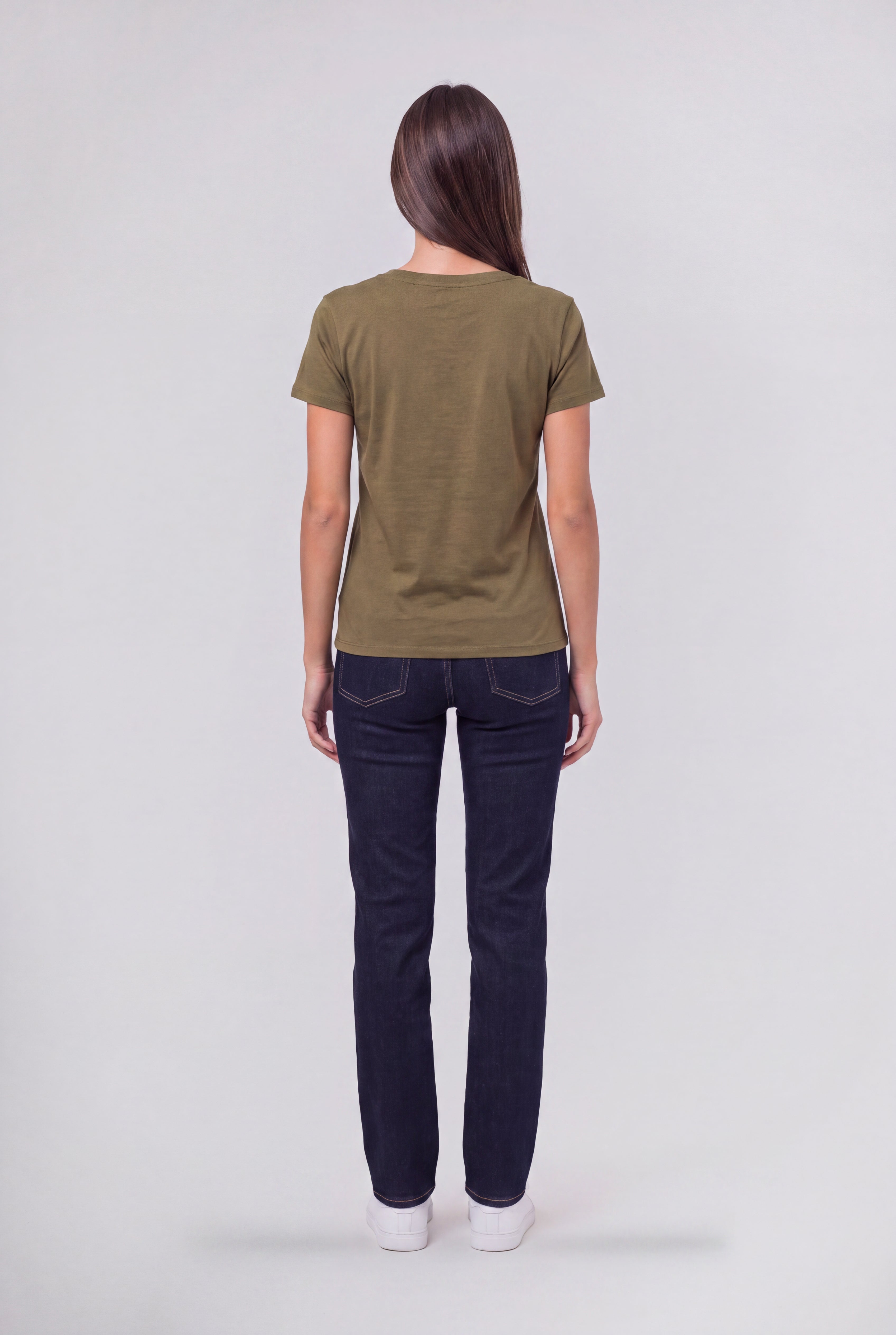 Teddy Smith T-MIA MC t-shirt col V femme sweet jungle