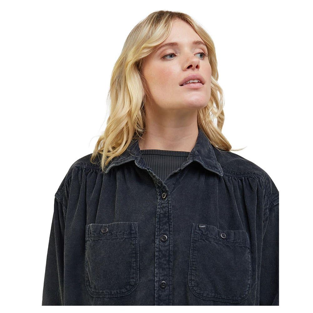 Lee Frontier t-shirt femme M bleu Mid Cascade