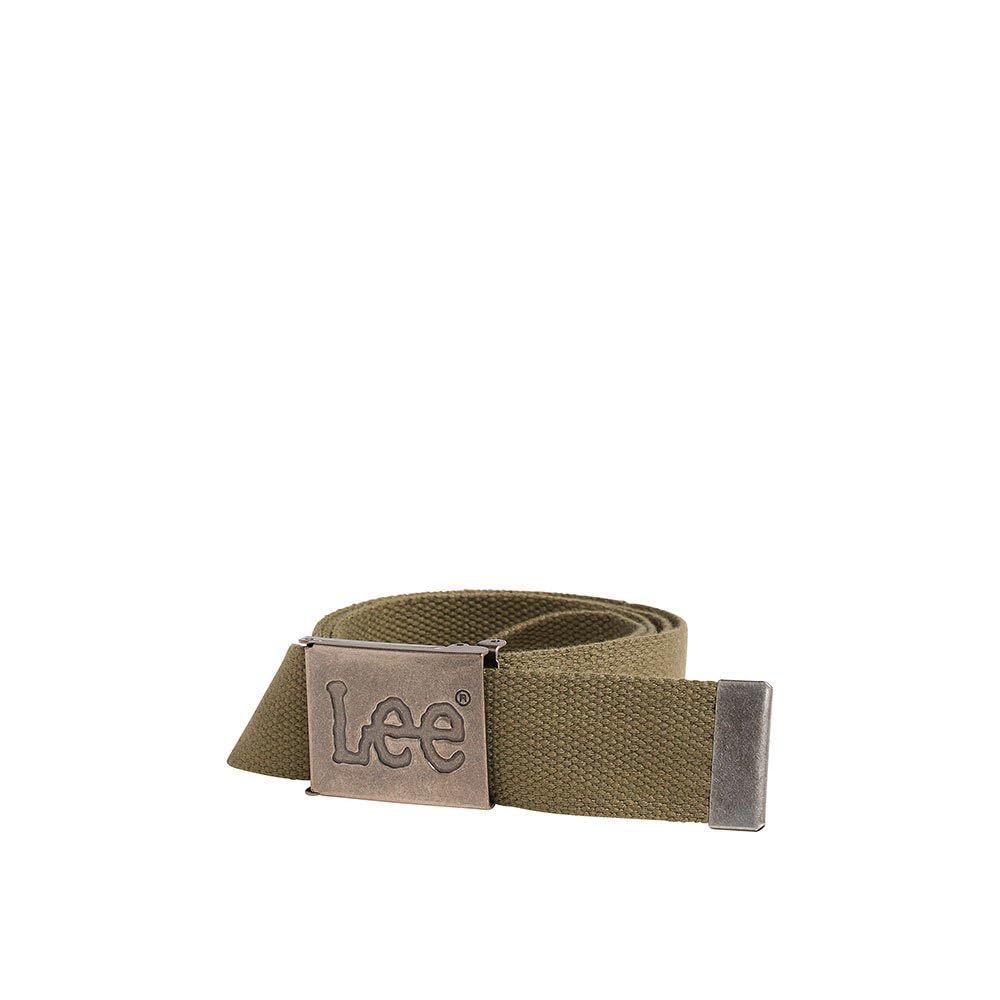 Lee Webbing Belt ceinture homme vert toile tissée
