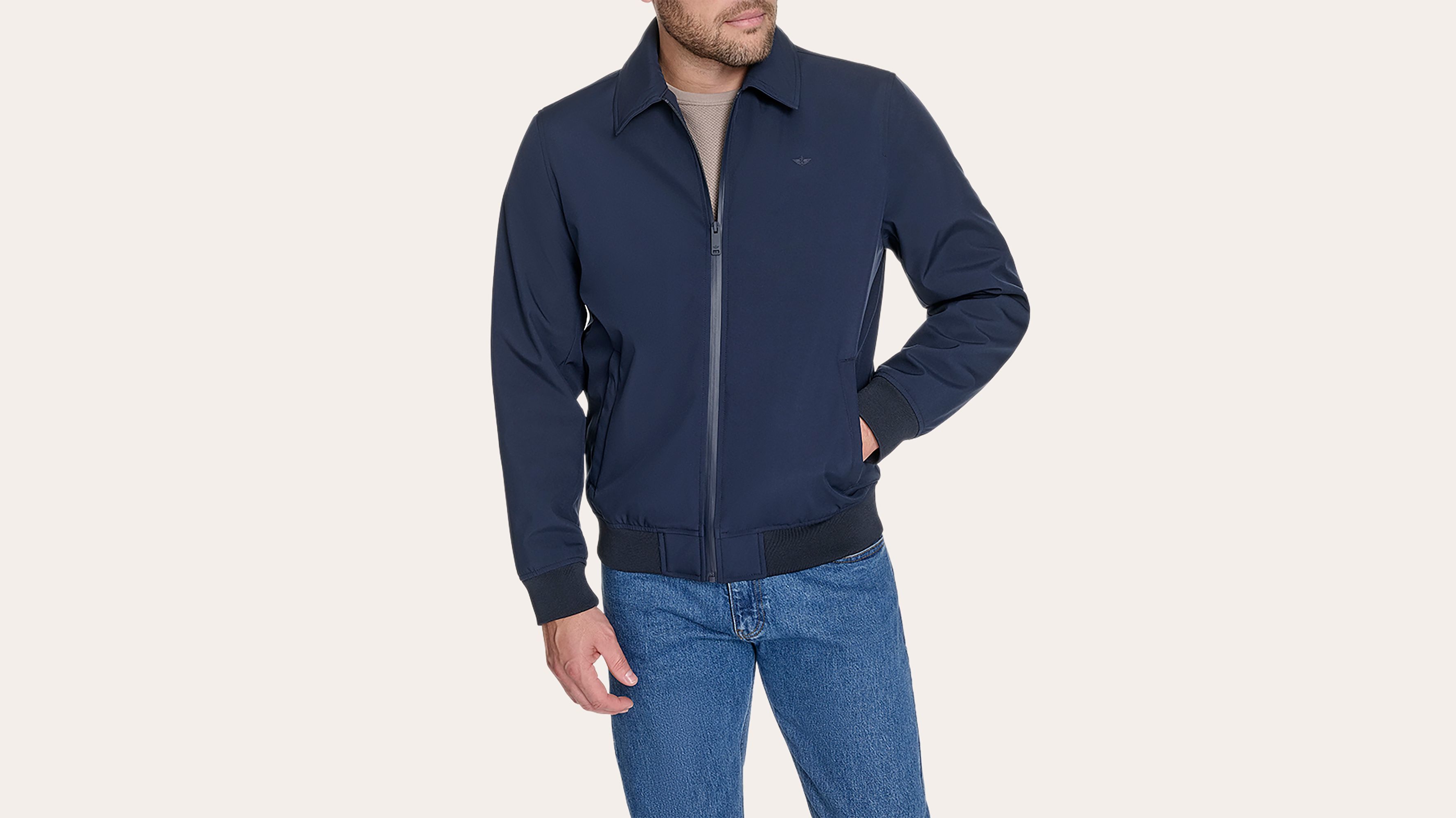 Dockers Go Golf bomber softshell bleu homme