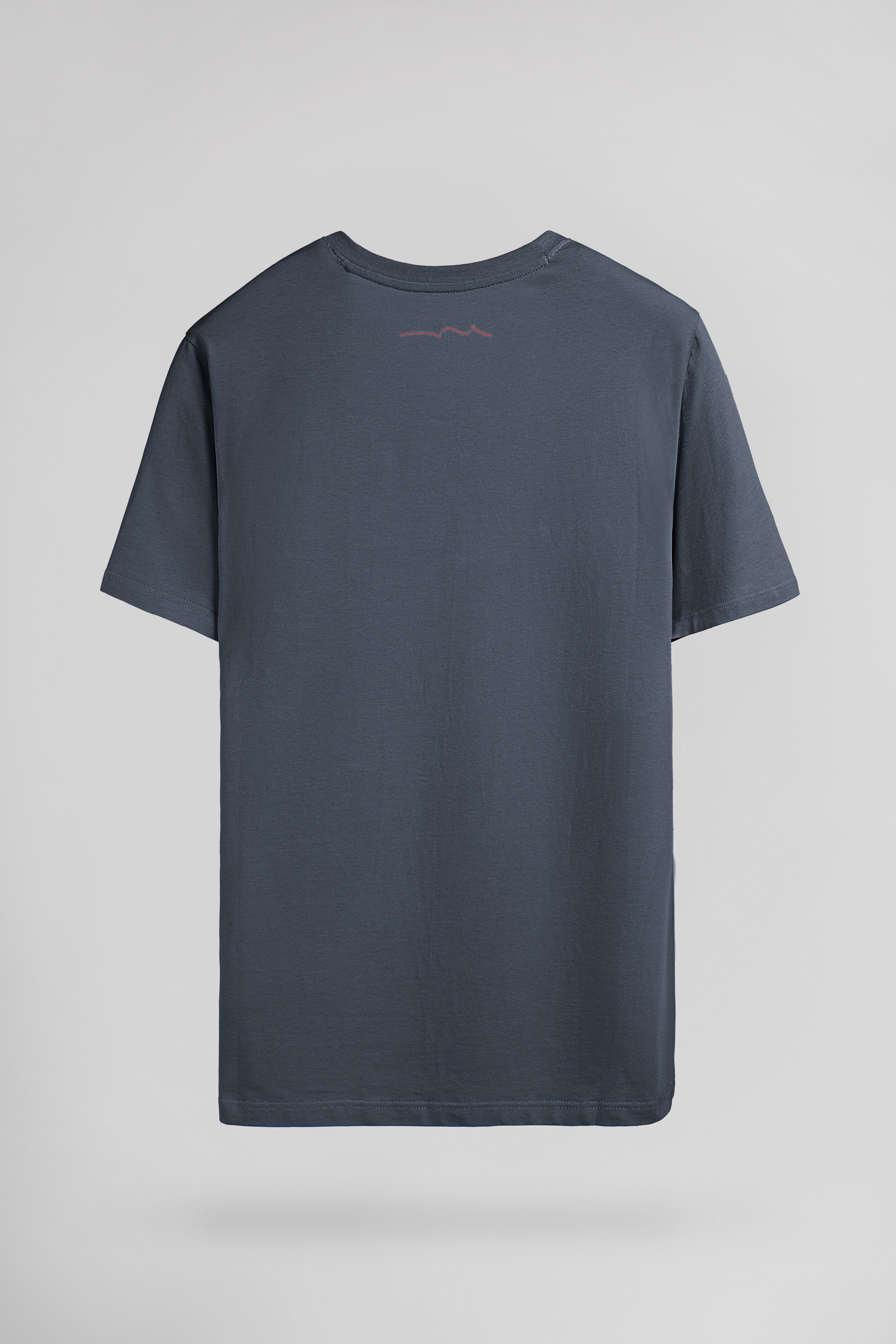Teddy Smith Tawax 2 MC T-shirt col V gris météore stretch