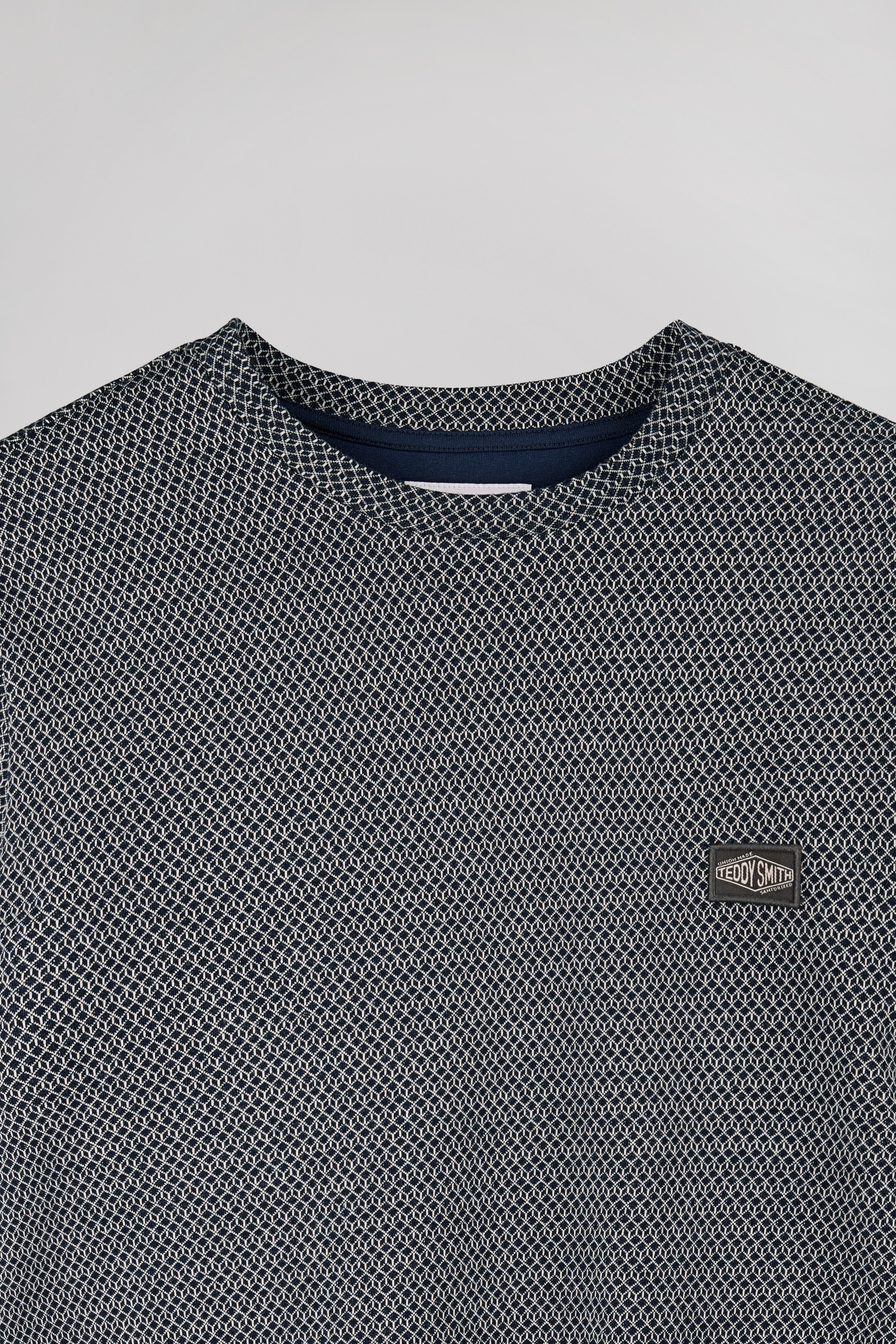 Teddy Smith T-Joos MC T-shirt Homme Bleu Marine Coton