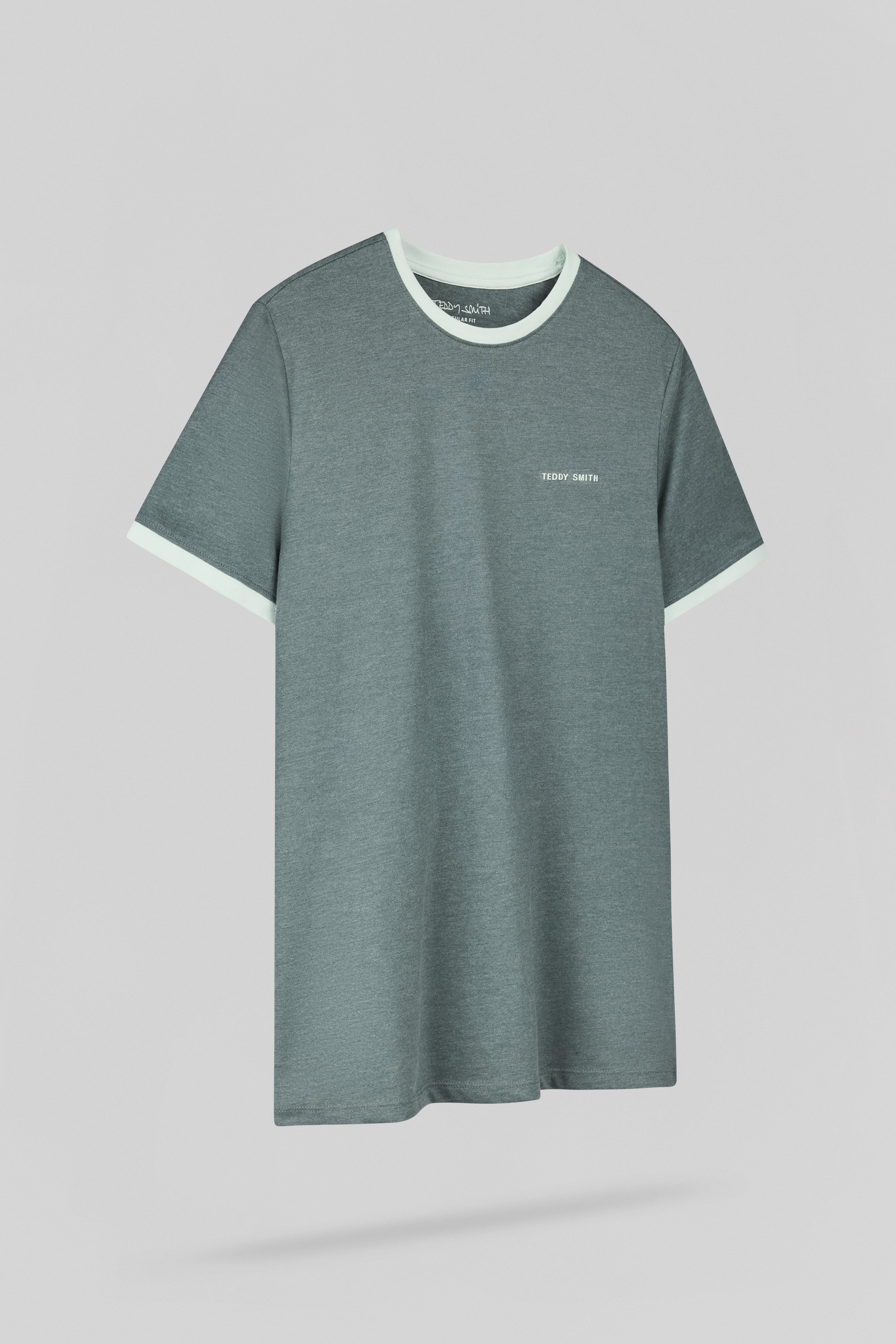 Teddy Smith The Tee 2 t-shirt homme kaki chiné