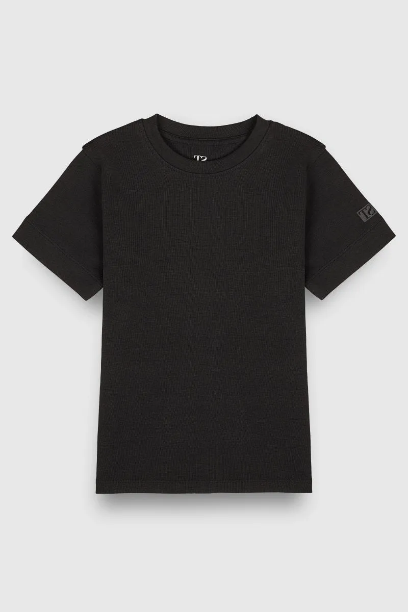 Teddy Smith T-RIBOU MC JR t-shirt fille noir