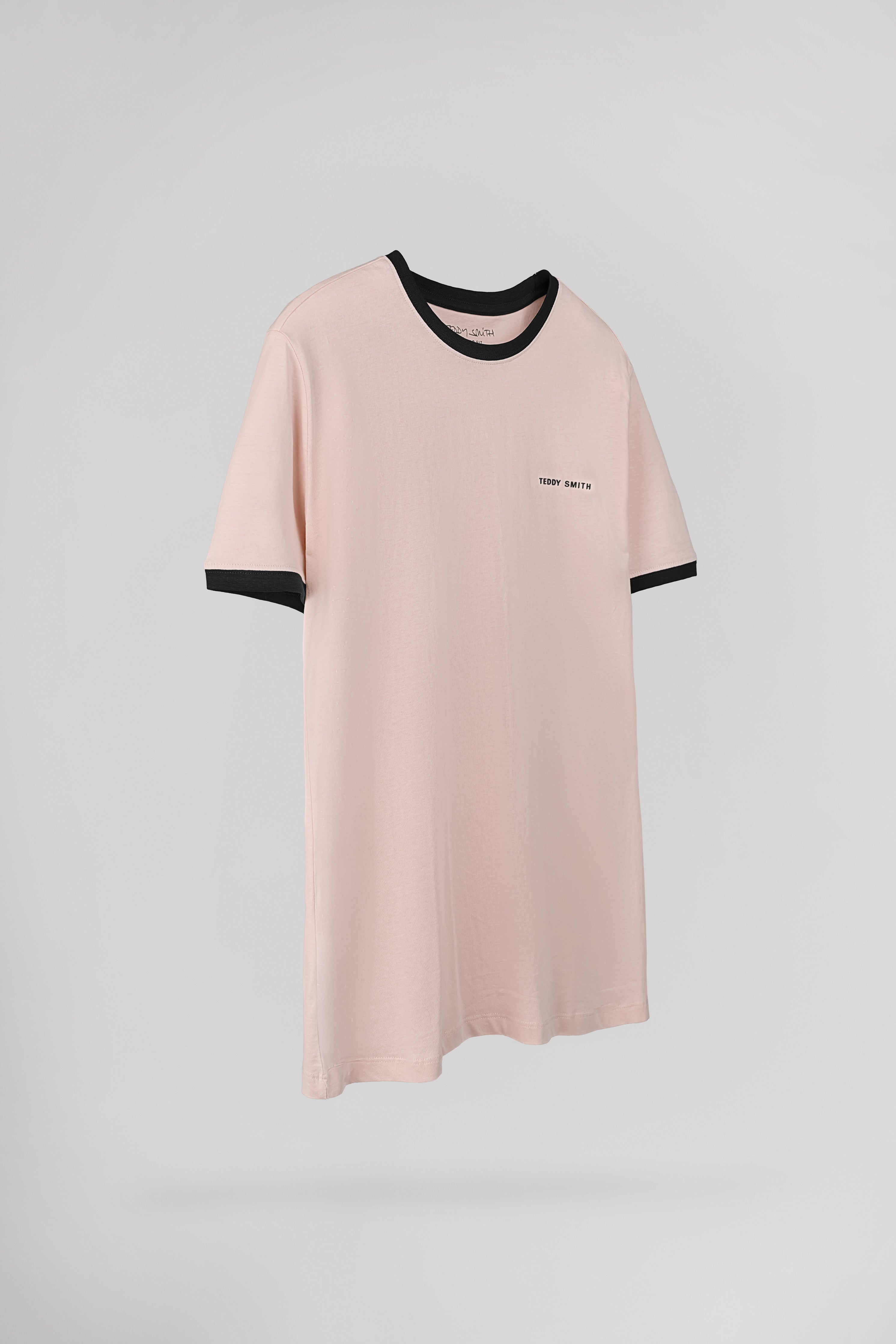 Teddy Smith The-Tee 2 R MC t-shirt homme rose pastel coton