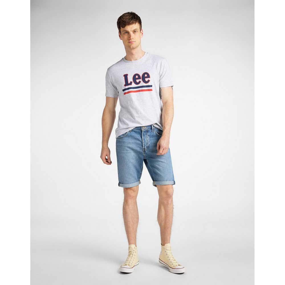 Lee L73 short homme en denim délavé