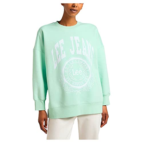 Lee Oversized sweat femme seaglass ample