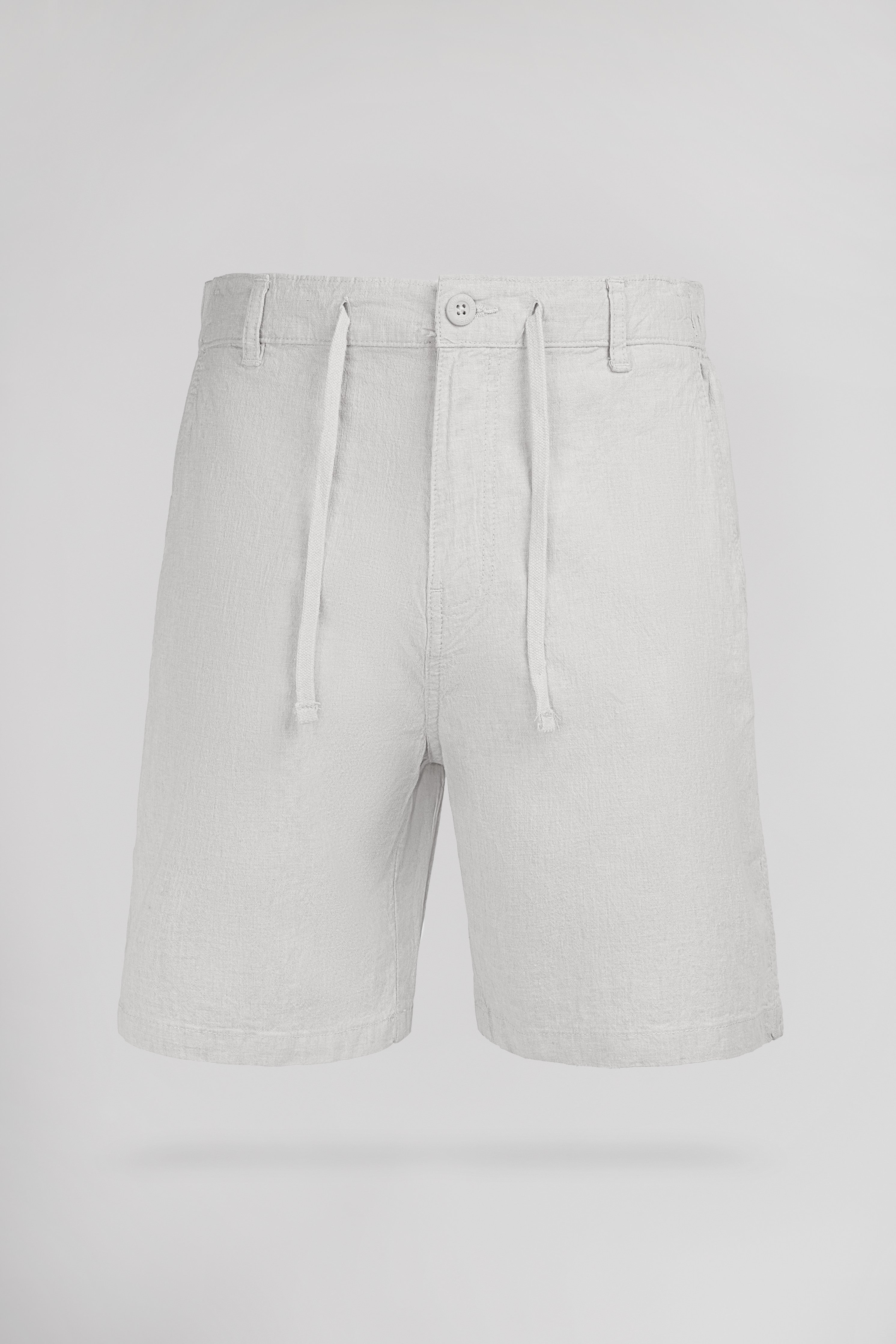 Teddy Smith S-Linen Chino S short blanc coton et lin