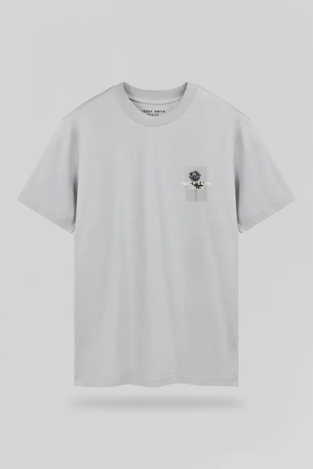 Teddy Smith T-Artist MC t-shirt homme bleu fumé ample