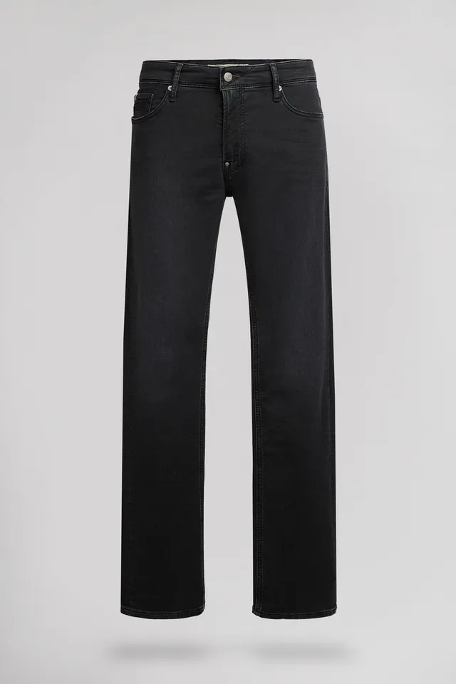Teddy Smith Reeple Rock Swe jean noir L34 slim