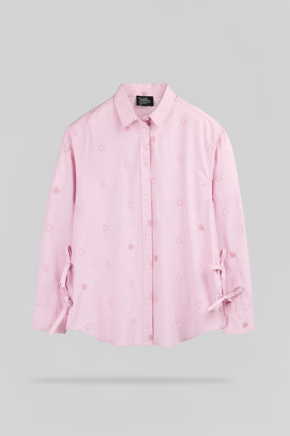 Teddy Smith C-Lanya ML chemise coton rose femme