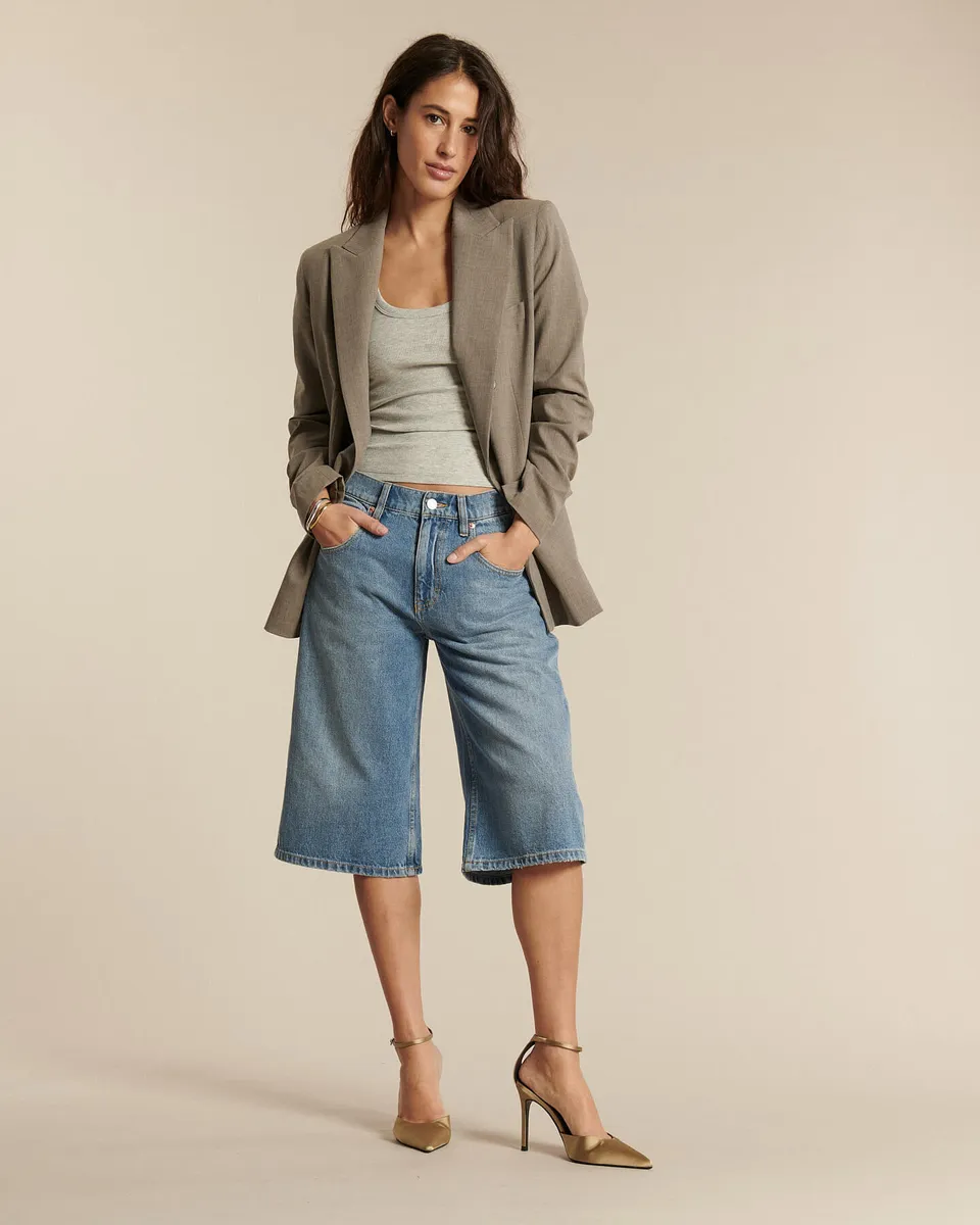 Labdip Kyoto bermuda jean droit IN 20 coton 12,5 oz