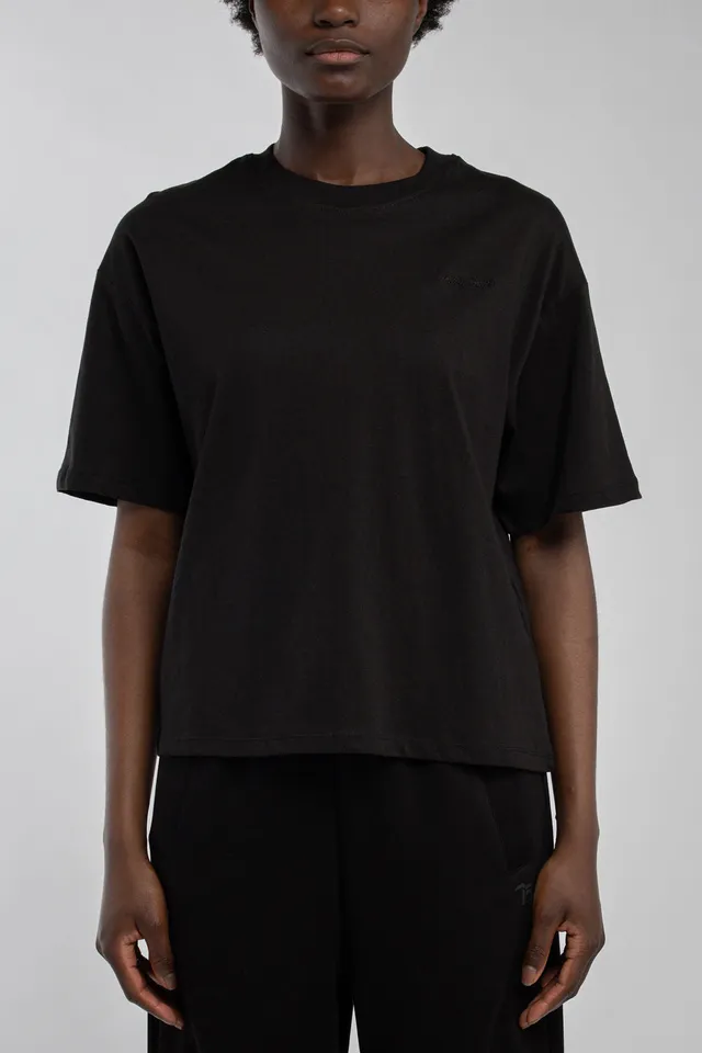 Teddy Smith T-Carla MC T-shirt court femme noir coton