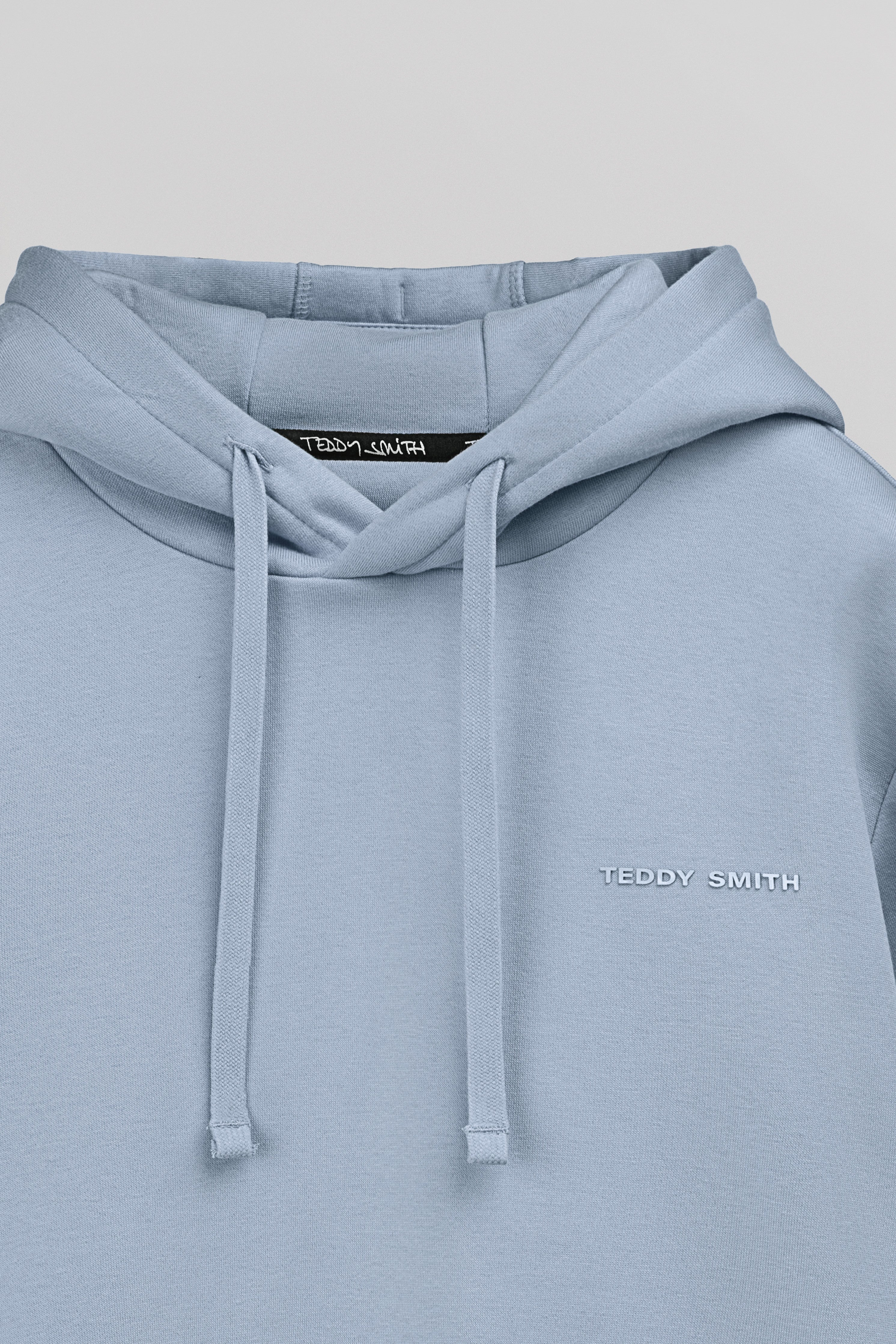 Teddy Smith S-Nark Hoody sweat capuche bleu minéral