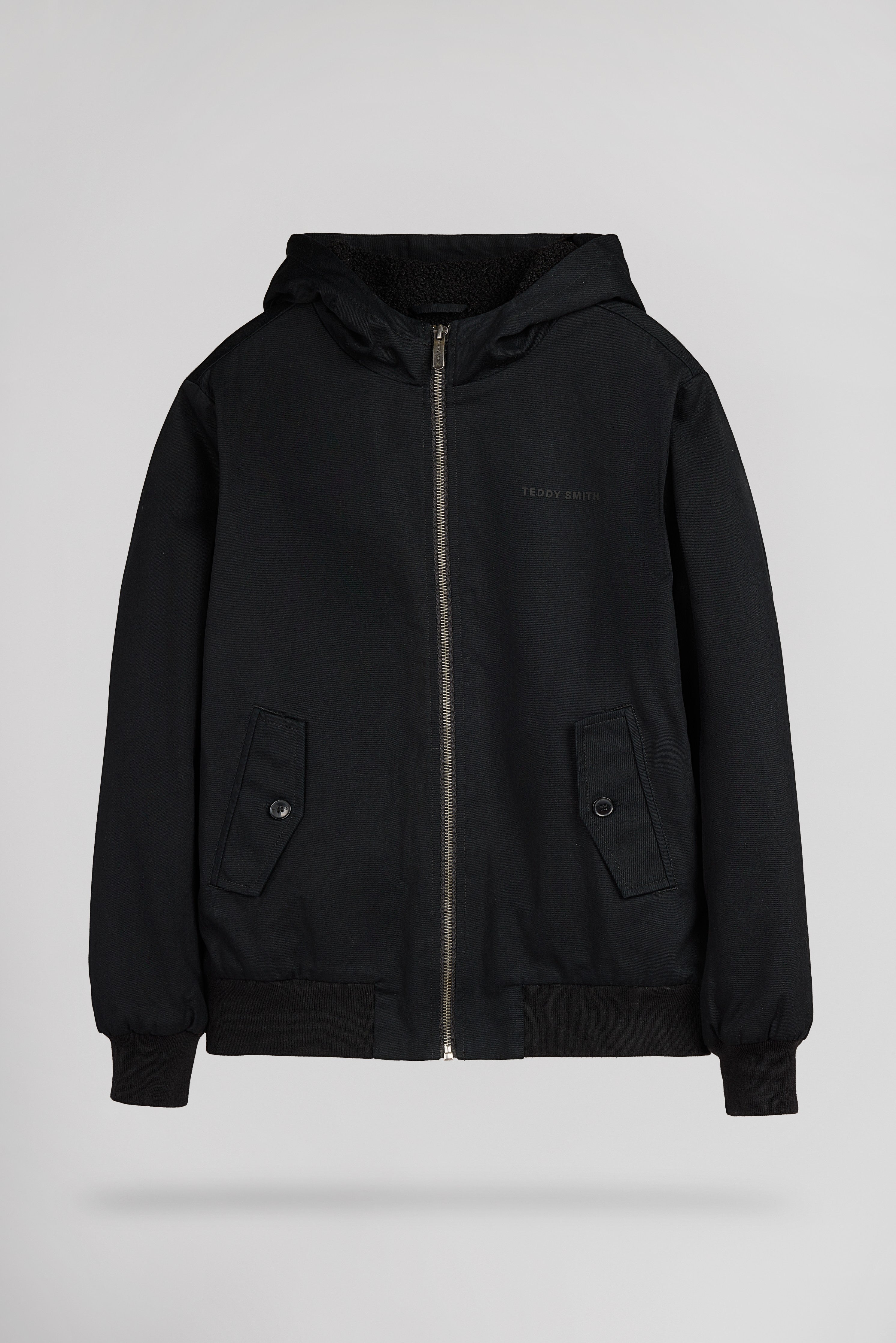 Teddy Smith B-Sanson Hood Jr blouson noir mi-saison
