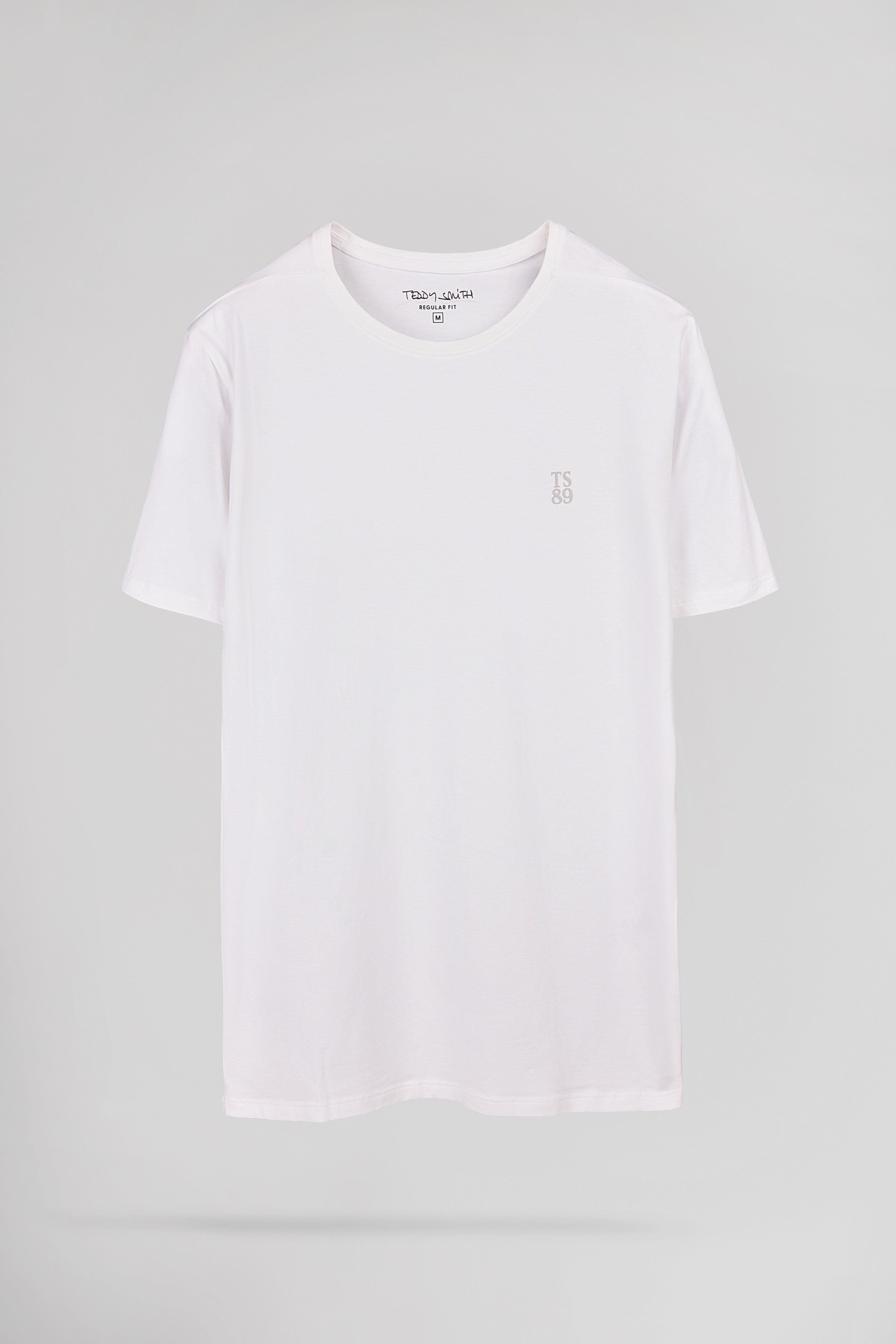 Teddy Smith T-Telo MC t-shirt blanc regular