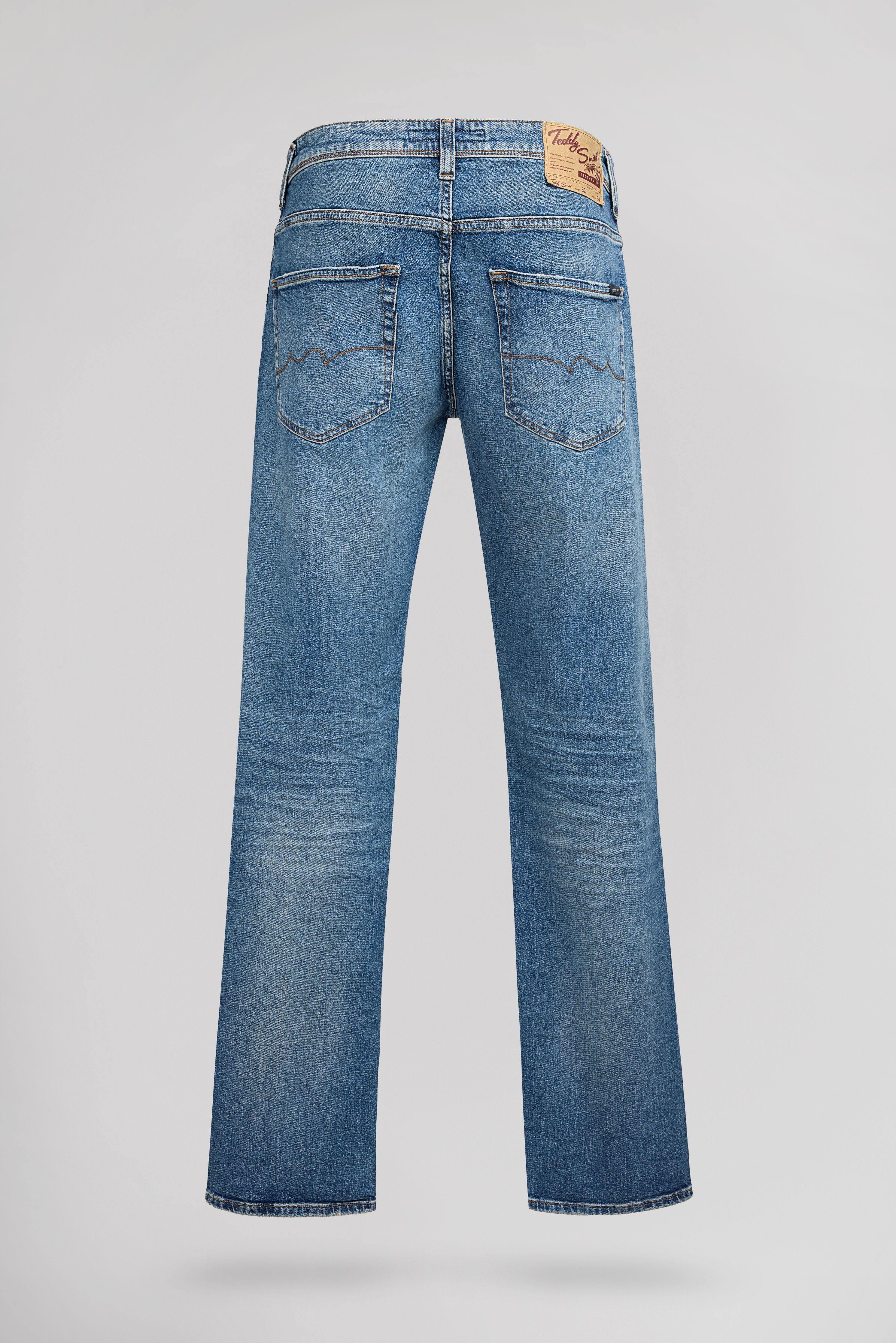Teddy Smith Reg jean droit L34 vintage dark délavé