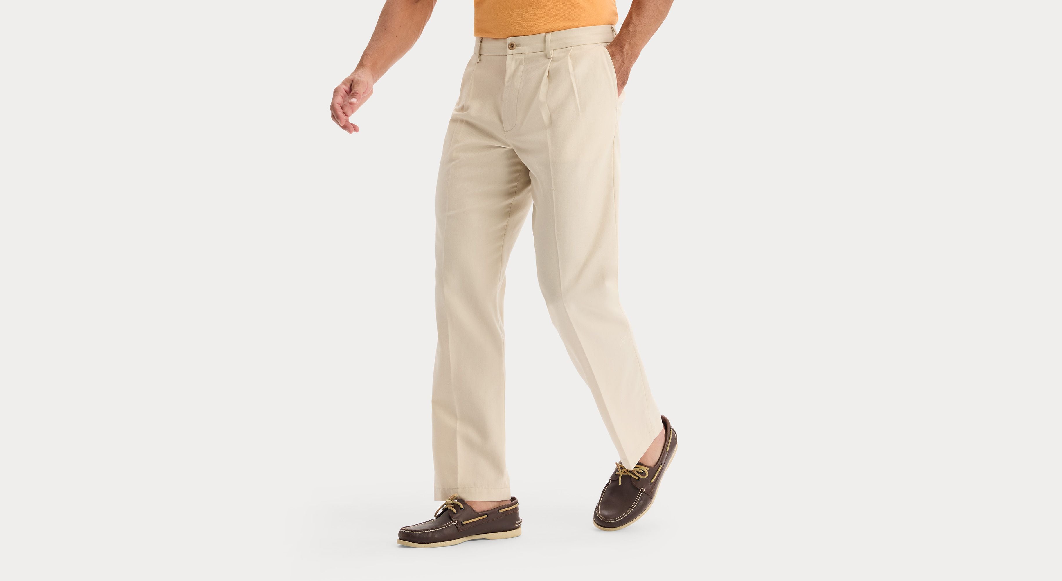 Dockers Signature pantalon homme kaki classic lin