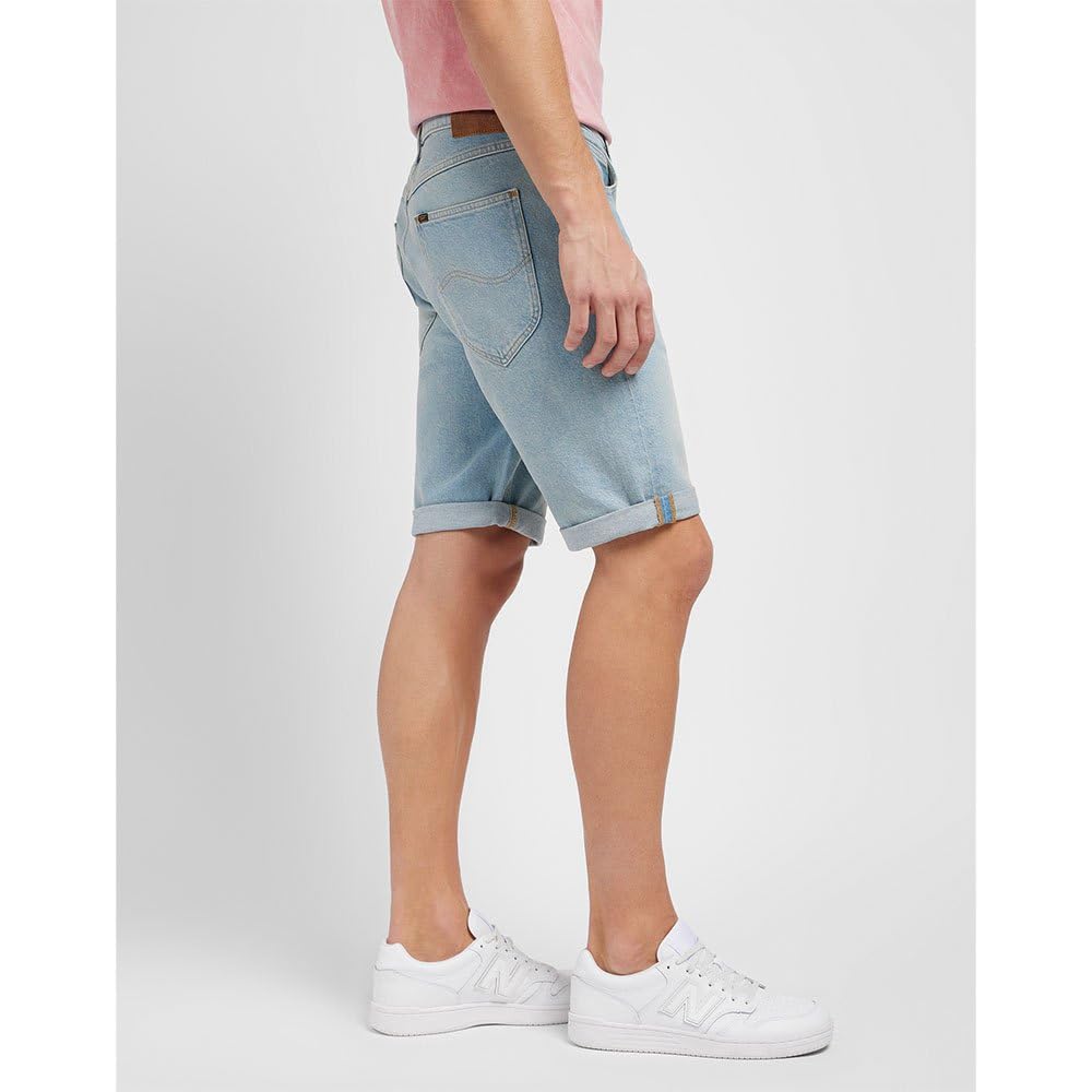 Lee 5 Pocket Short Jean Homme Lake Rain 33W Denim